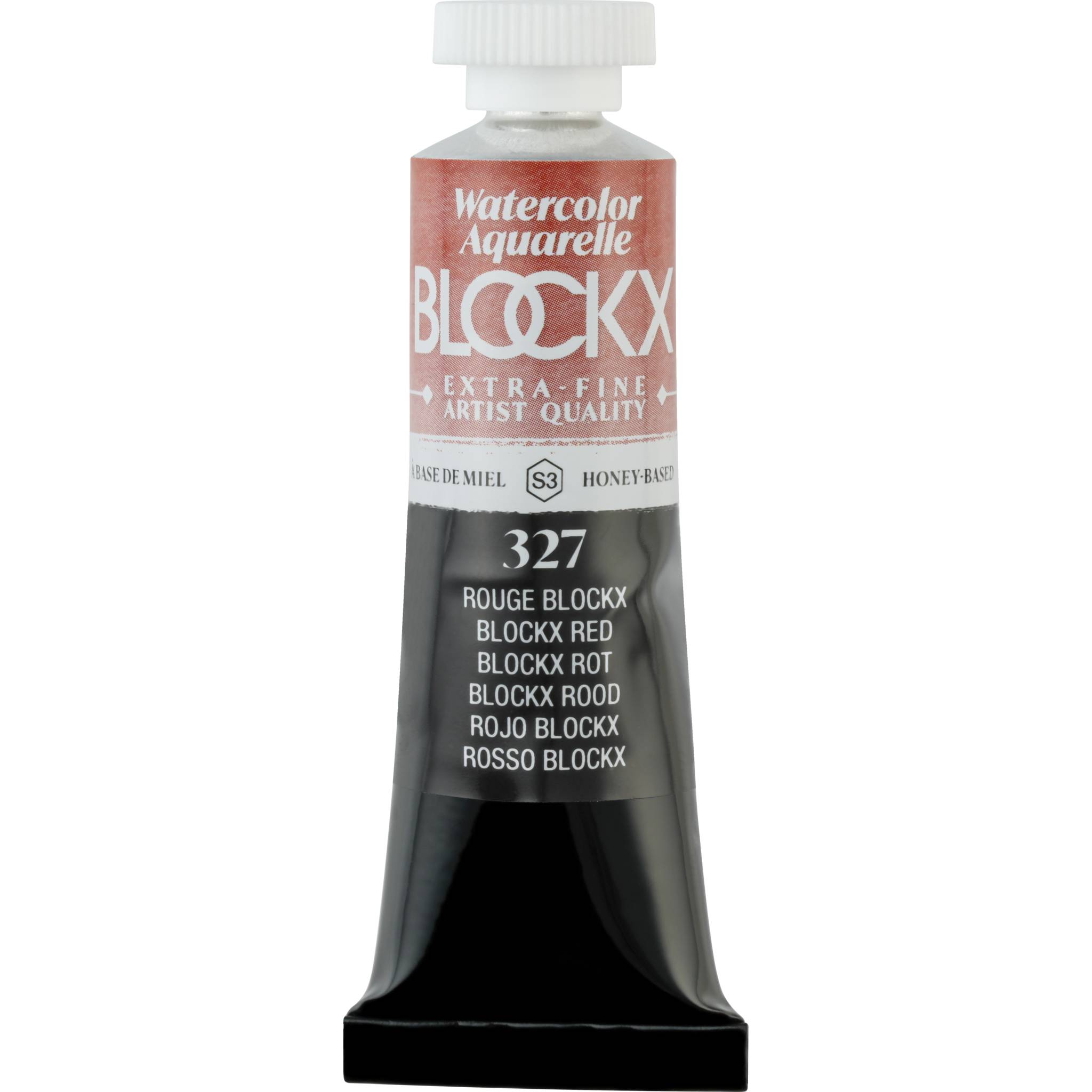 Blockx 3x Aquarellfarbe, Blockx Rot - Tube 15ml - Rot Blockx 44327BXC