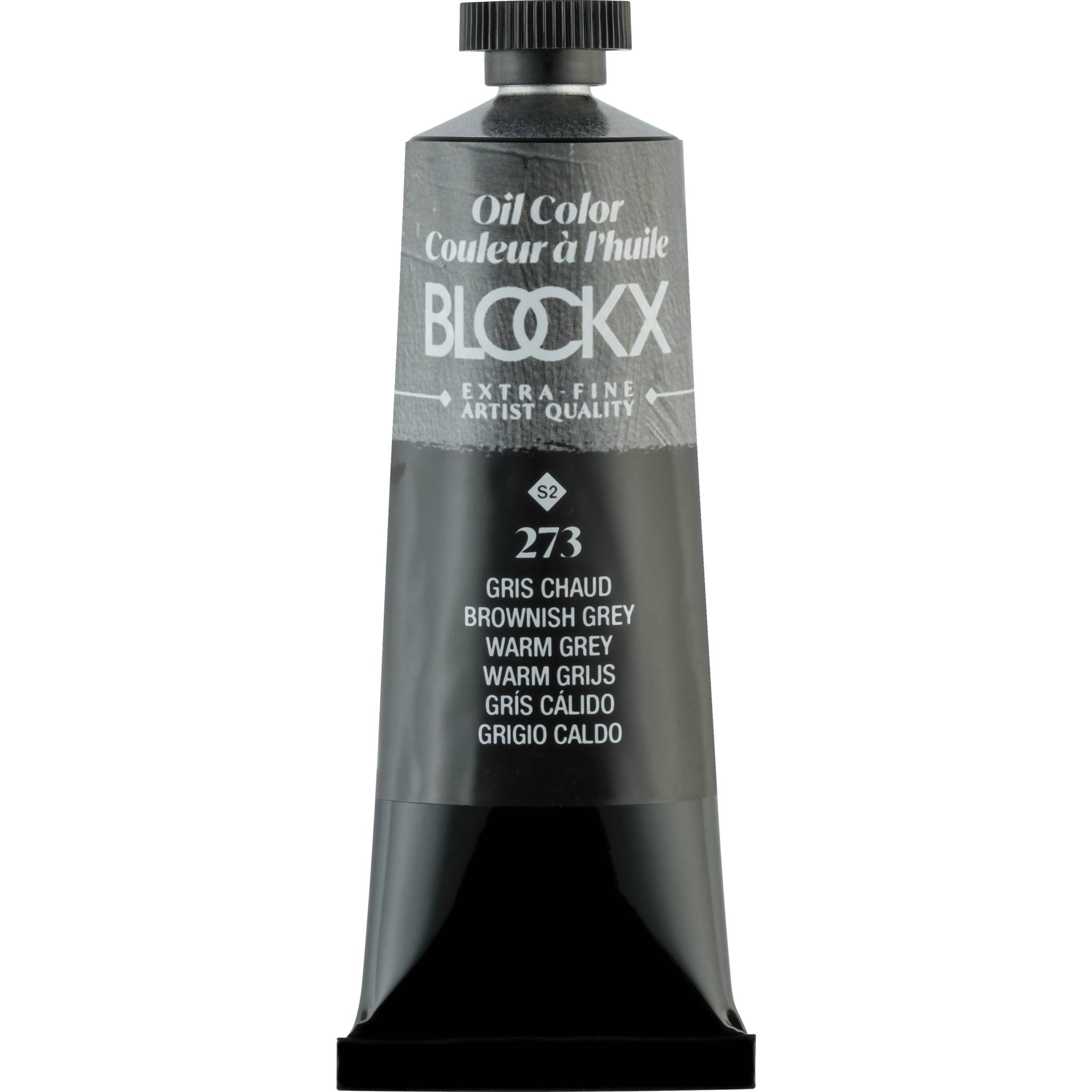 Blockx 3x Ölfarbe, Warmes Grau - Tube 35ml - Warmes Grau 213273BXC
