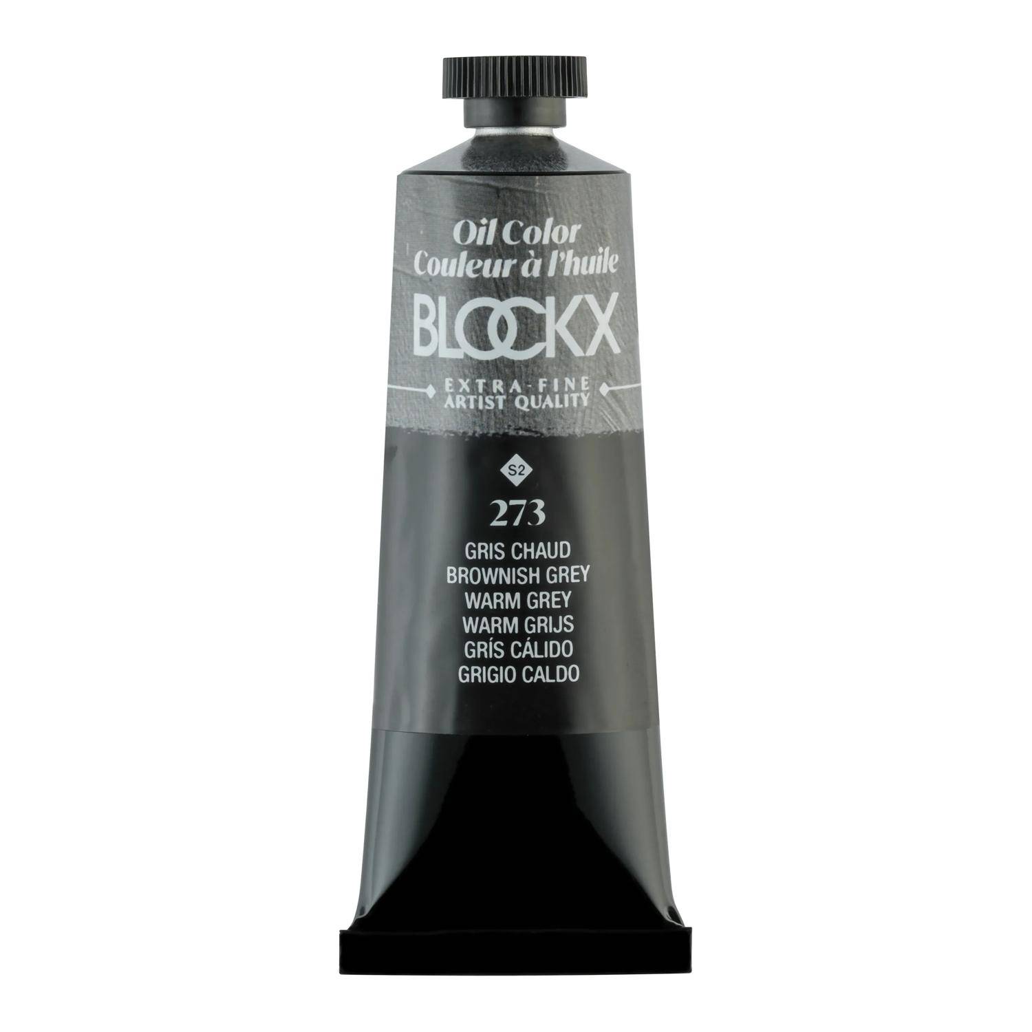 Blockx 3x Ölfarbe, Warmes Grau - Tube 35ml - Warmes Grau 213273BXC