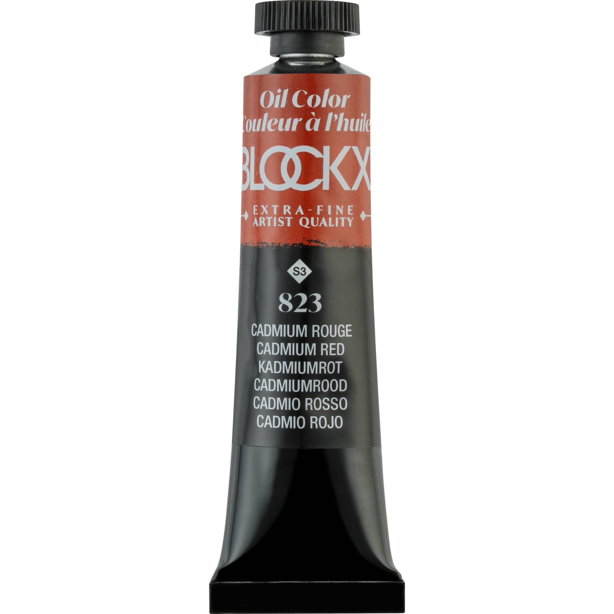Blockx 3x Ölfarbe, Kadmiumrot, Tube 20ml - Cadmium Rot 212823BXC