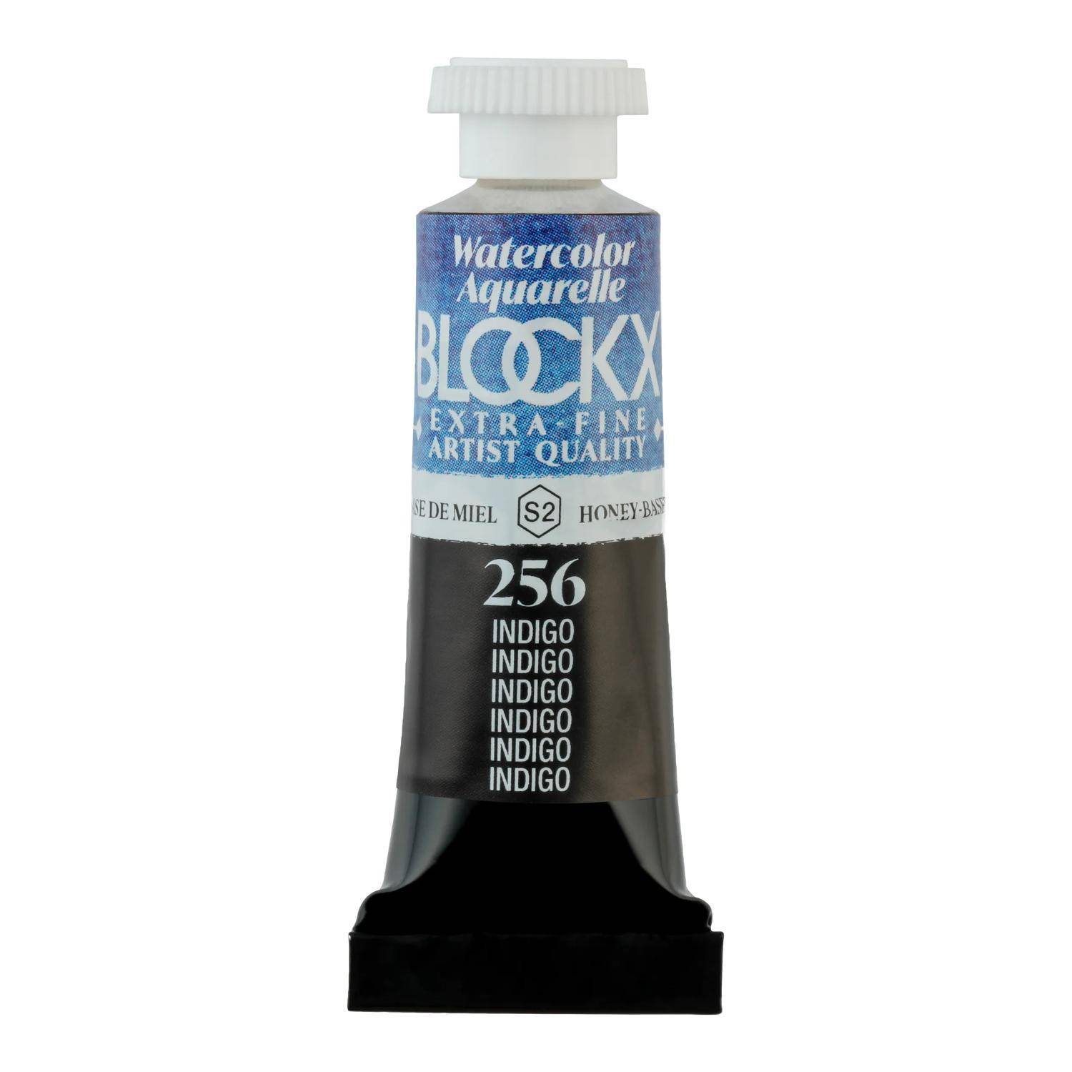 Blockx 3x Aquarellfarbe, Indigo - Tube 5ml - Indigo 43256BXC