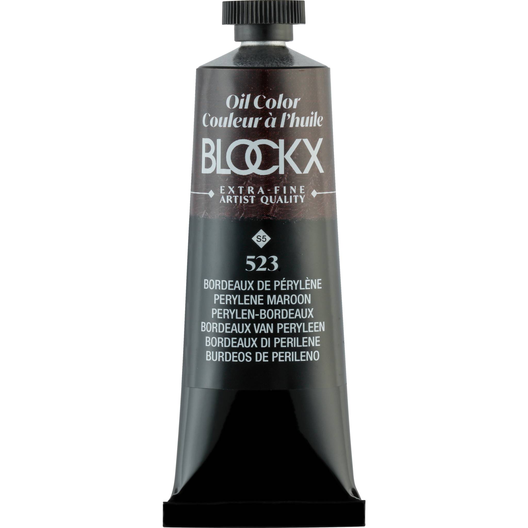 Blockx 3x Ölfarbe, Perylenbordeauxrot -Tube 35ml Bordeaux de pérylène 213523BXC