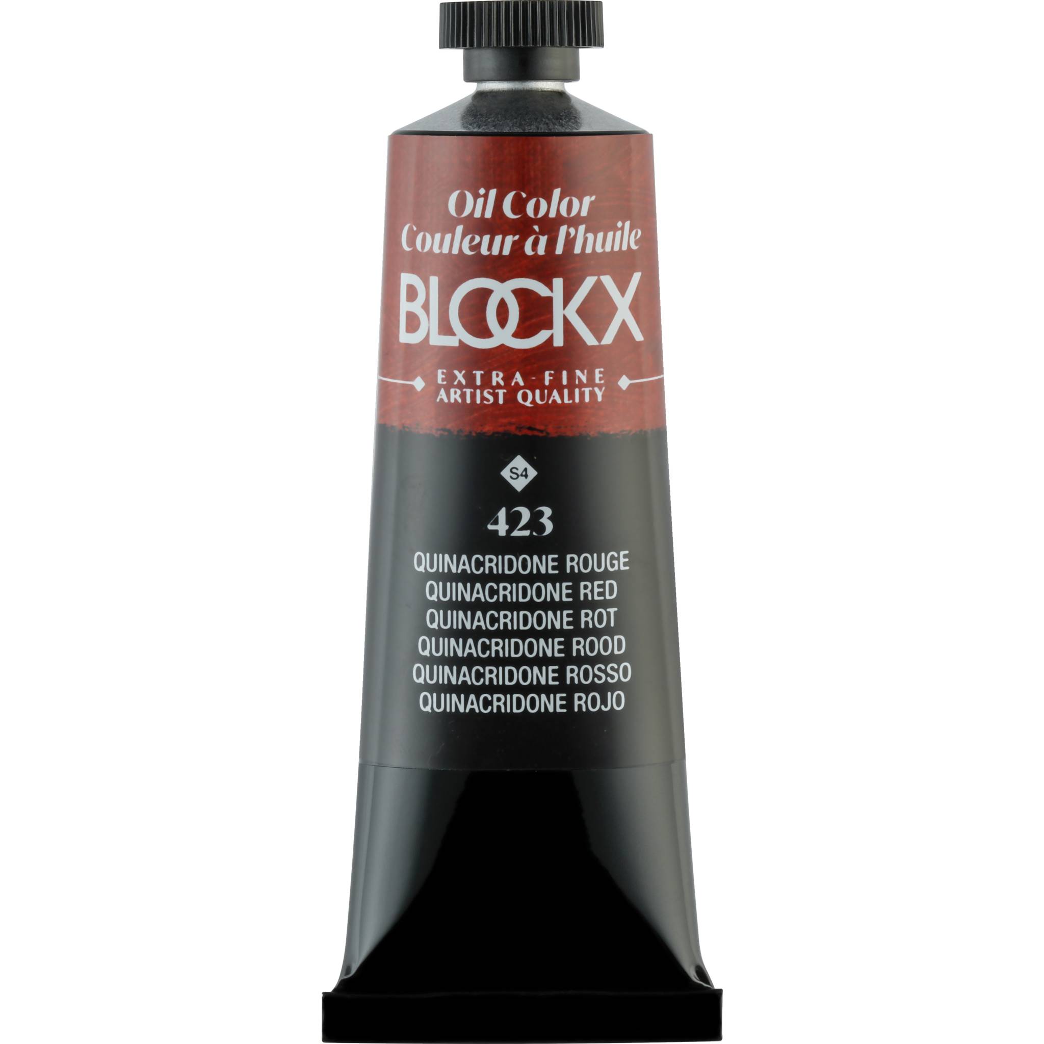 Blockx 3x Ölfarbe, Quinacridon Rot -Tube 35ml - Quinacridon Rot 213423BXC
