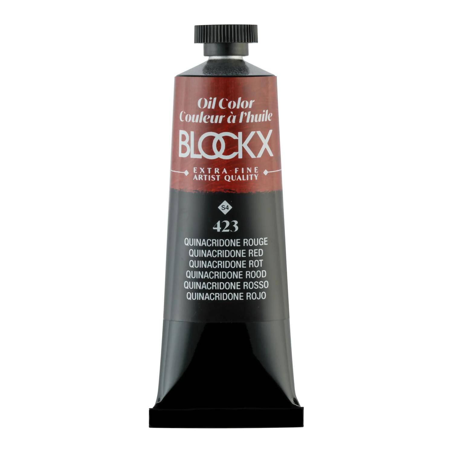 Blockx 3x Ölfarbe, Quinacridon Rot -Tube 35ml - Quinacridon Rot 213423BXC