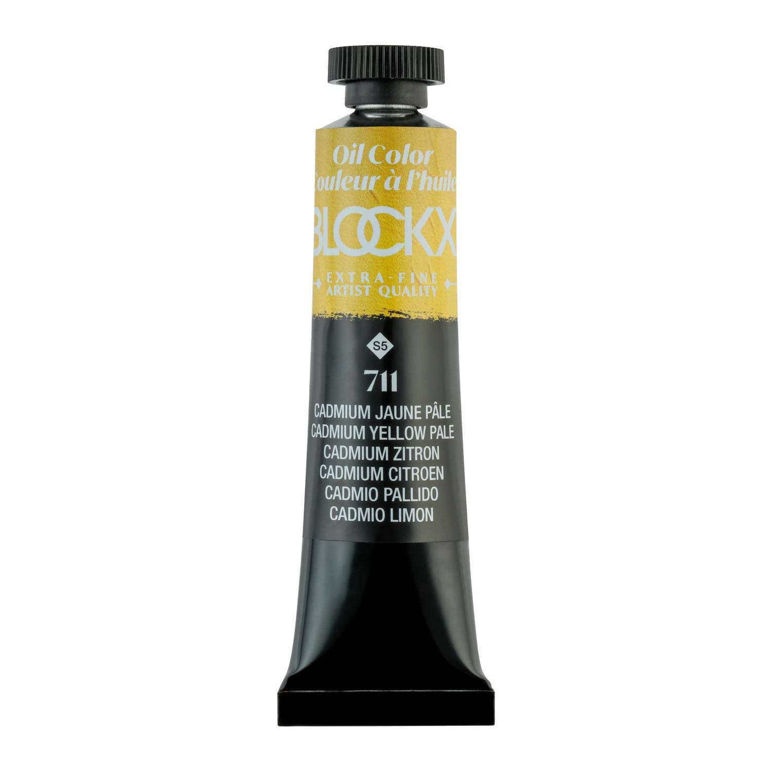 Blockx 3x Ölfarbe, Cadmium Zitronengelb, Tube 20ml - Kadmium Blassgelb 212711BXC