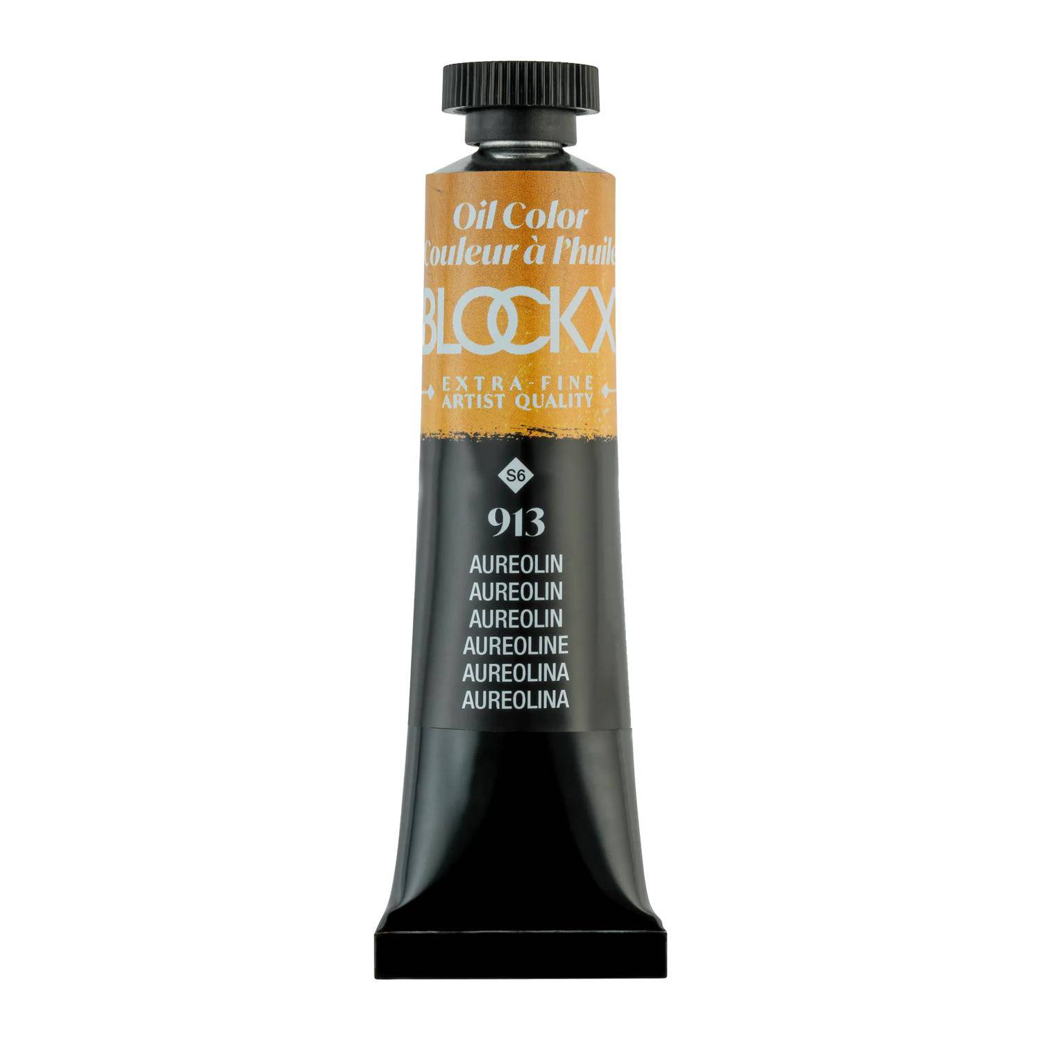 Blockx 3x Ölfarbe, Aureolin, Tube 20ml - Aureolin| 212913BXC
