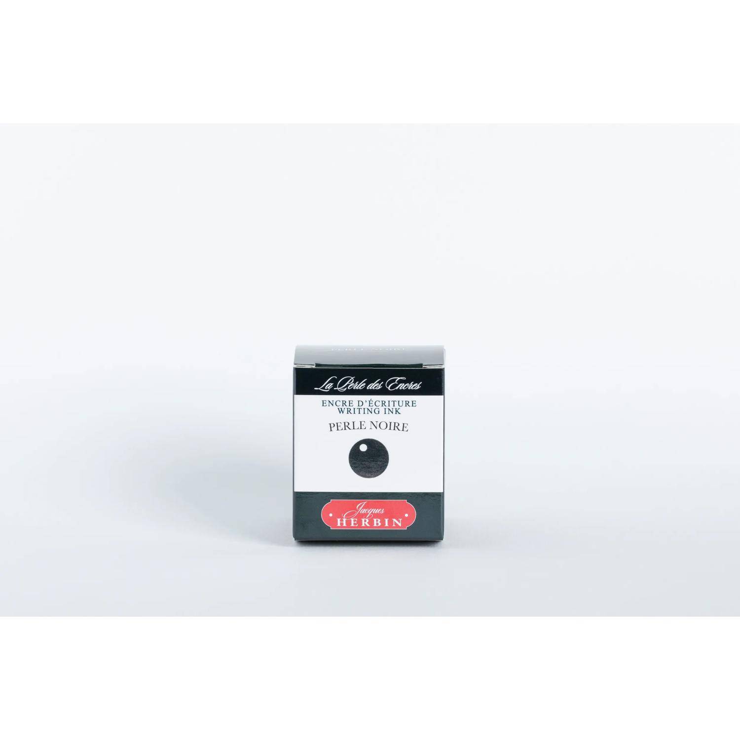 Jacques Herbin 4x Tinte für Füller + Tintenroller Flakon 30 ml Schwarz 13009T