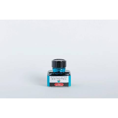 Jacques Herbin 4x Tinte + Tintenroller Flakon 30 ml bleu Calanque 13014T