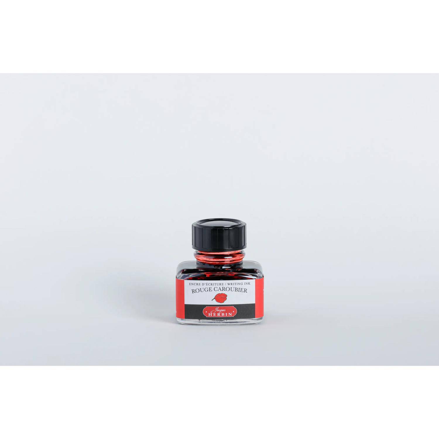 Jacques Herbin 4x Tinte + Tintenroller Flakon 30 ml Johannisbeerrot 13022T