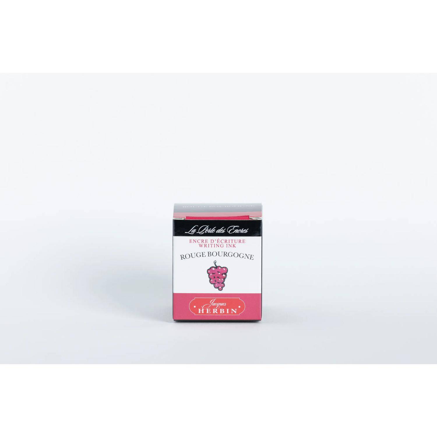 Jacques Herbin 4x Tinte für Füller + Tintenroller Flakon 30 ml Burg+errot 13028T