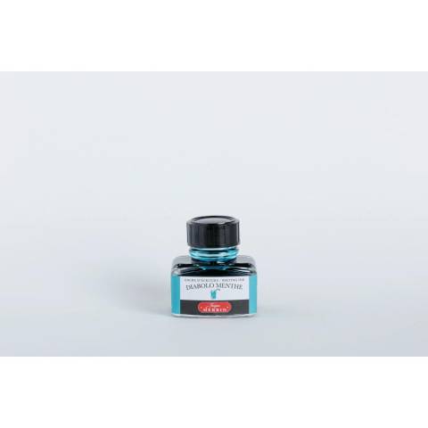 Jacques Herbin 4x Tinte + Tintenroller Flakon 30 ml Pfefferminzgrün 13033T