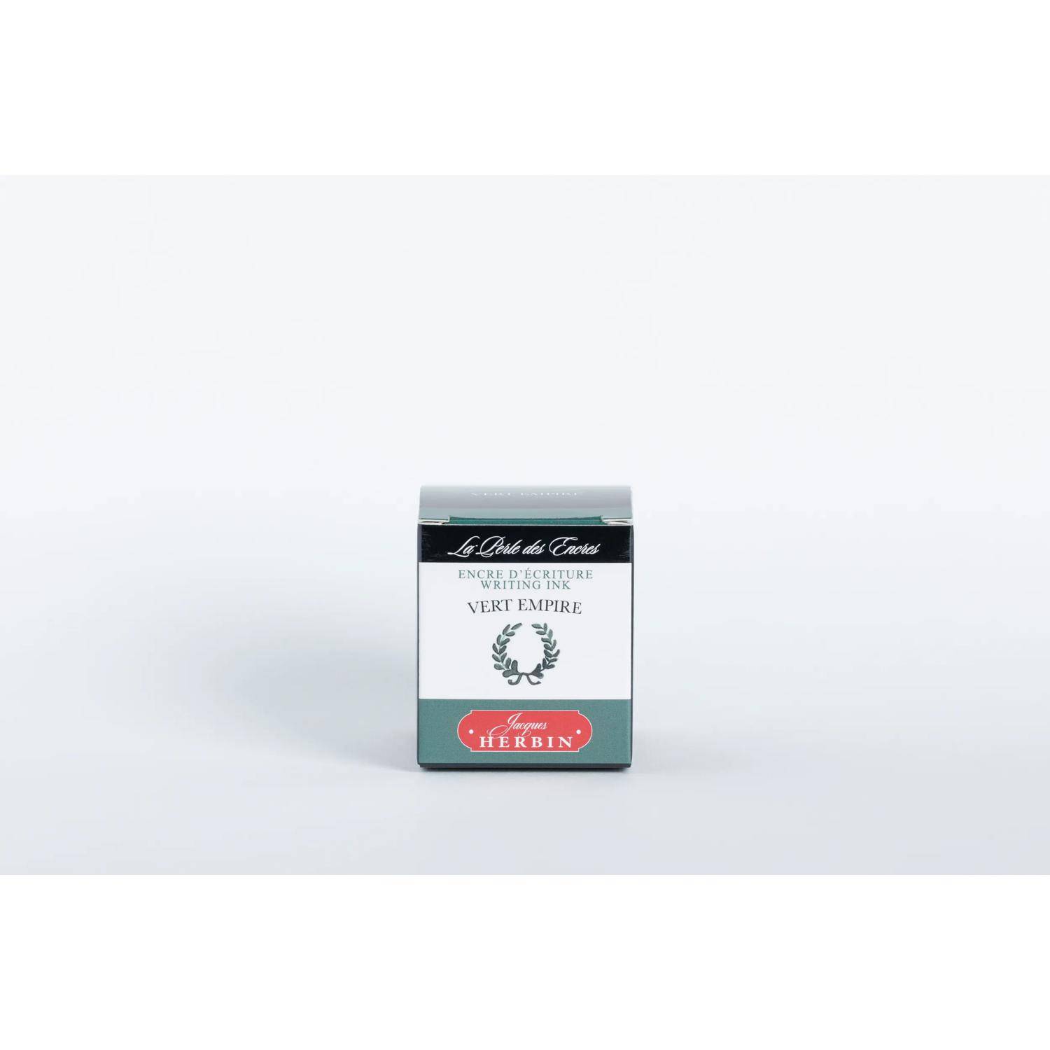 Jacques Herbin 4x Tinte + Tintenroller Flakon 30 ml Lorbeergrün 13039T