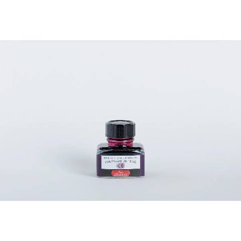 Jacques Herbin 4x Tinte + Tintenroller Flakon 30 ml Mondstaubviolett 13048T