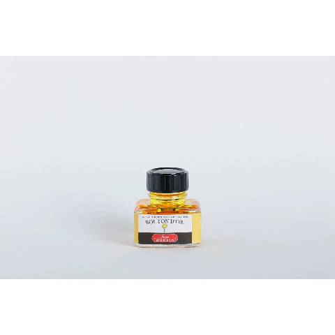 Jacques Herbin 4x Tinte + Tintenroller Flakon 30 ml Butterblumengelb 13053T