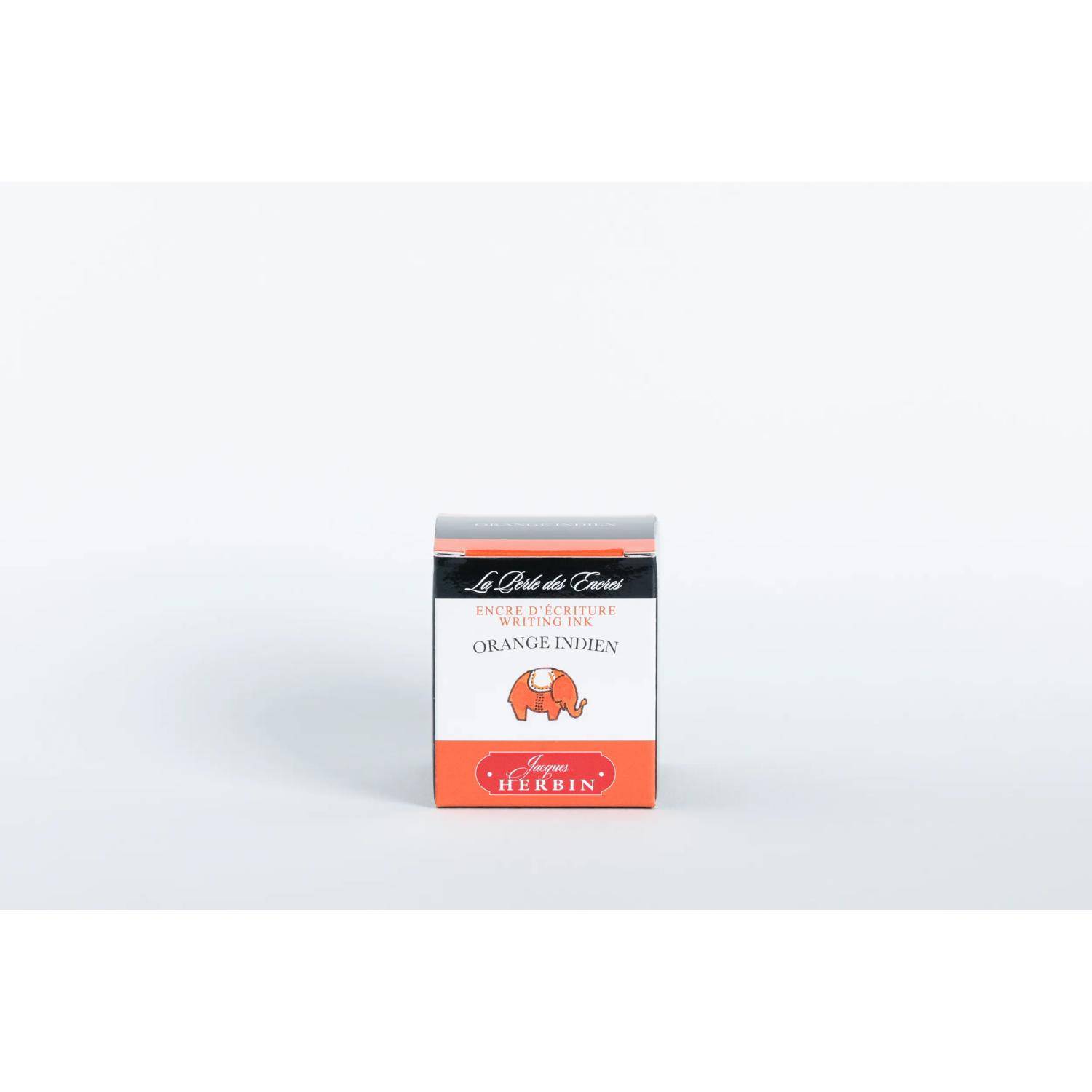 Jacques Herbin 4x Tinte + Tintenroller Flakon 30 ml Indisch orange 13057T