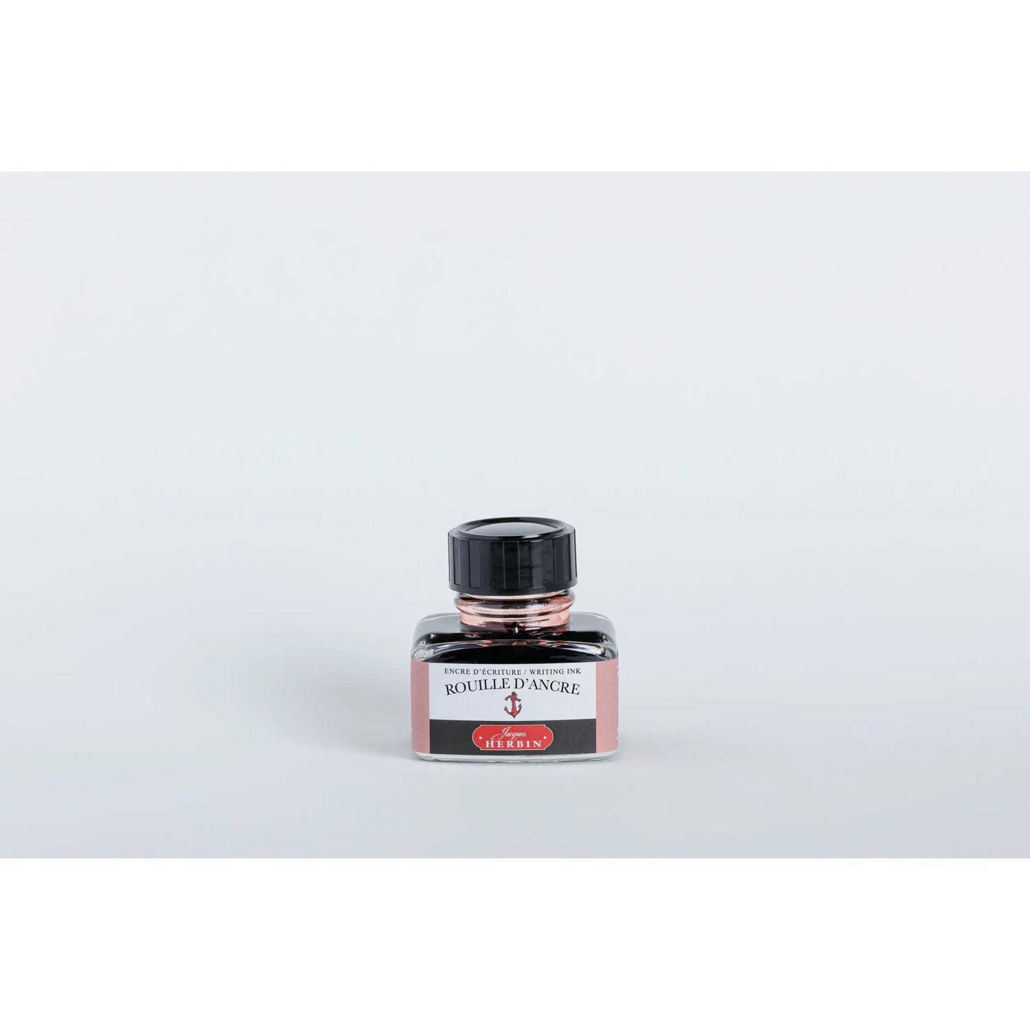Jacques Herbin 4x Tinte für Füller + Tintenroller Flakon 30 ml Rostbraus 13058T