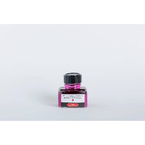 Jacques Herbin 4x Tinte für Füller + Tintenroller Flakon 30 ml Zyklamrot 13066T