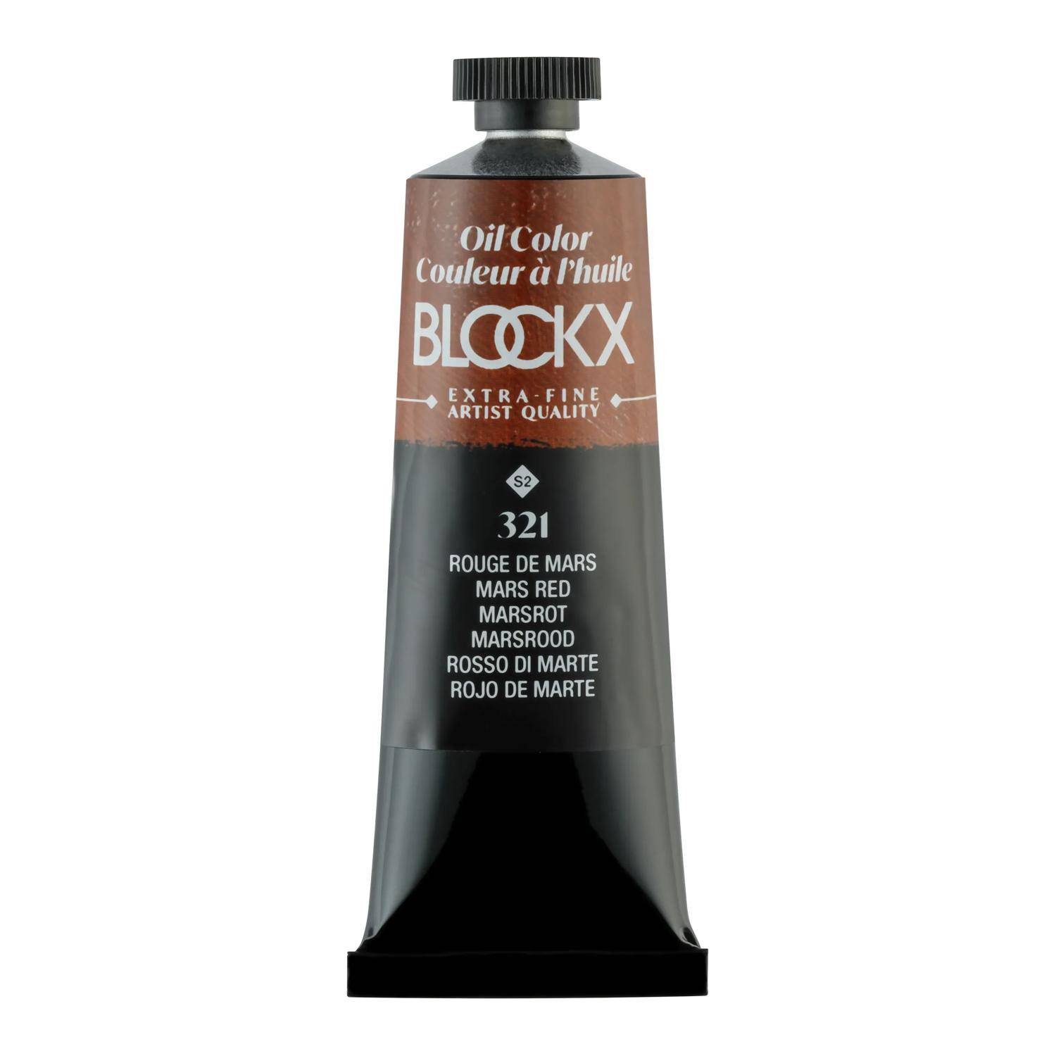 Blockx 3x Ölfarbe, Marsrot - Tube 35ml - Marsrot 213321BXC