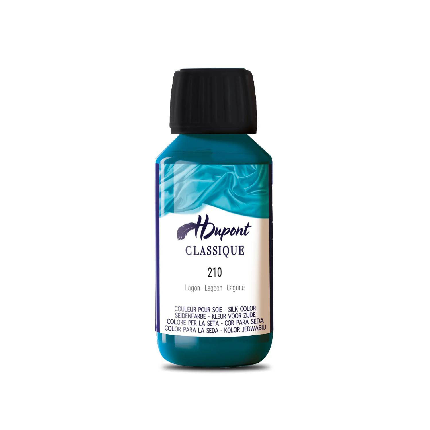 H Dupont 3x classique 125ml, Seidenmalfarbe, Lagunenblau Lagune DU0600125210C