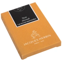 Jacques Herbin 4x 7 große Patronen (internationale Größe 1,35ml) Schwarz 11009JT Jacques Herbin 4x 7 große Patronen (internationale Größe 1,35ml) Schwarz 11009JT