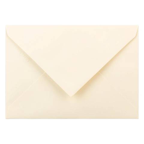 G.Lalo 10x Packung 25 Umschlägen Vergé de France, C6 114x162mm Elfenbein 21416L