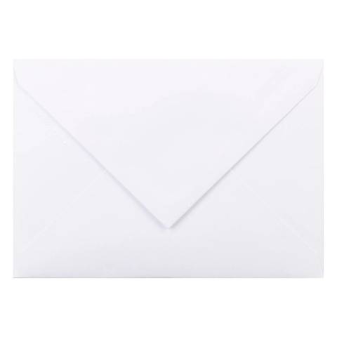 G.Lalo 4x Packung 25 Umschlägen Vergé de France, C6 114x162mm Extra weiß 21450L