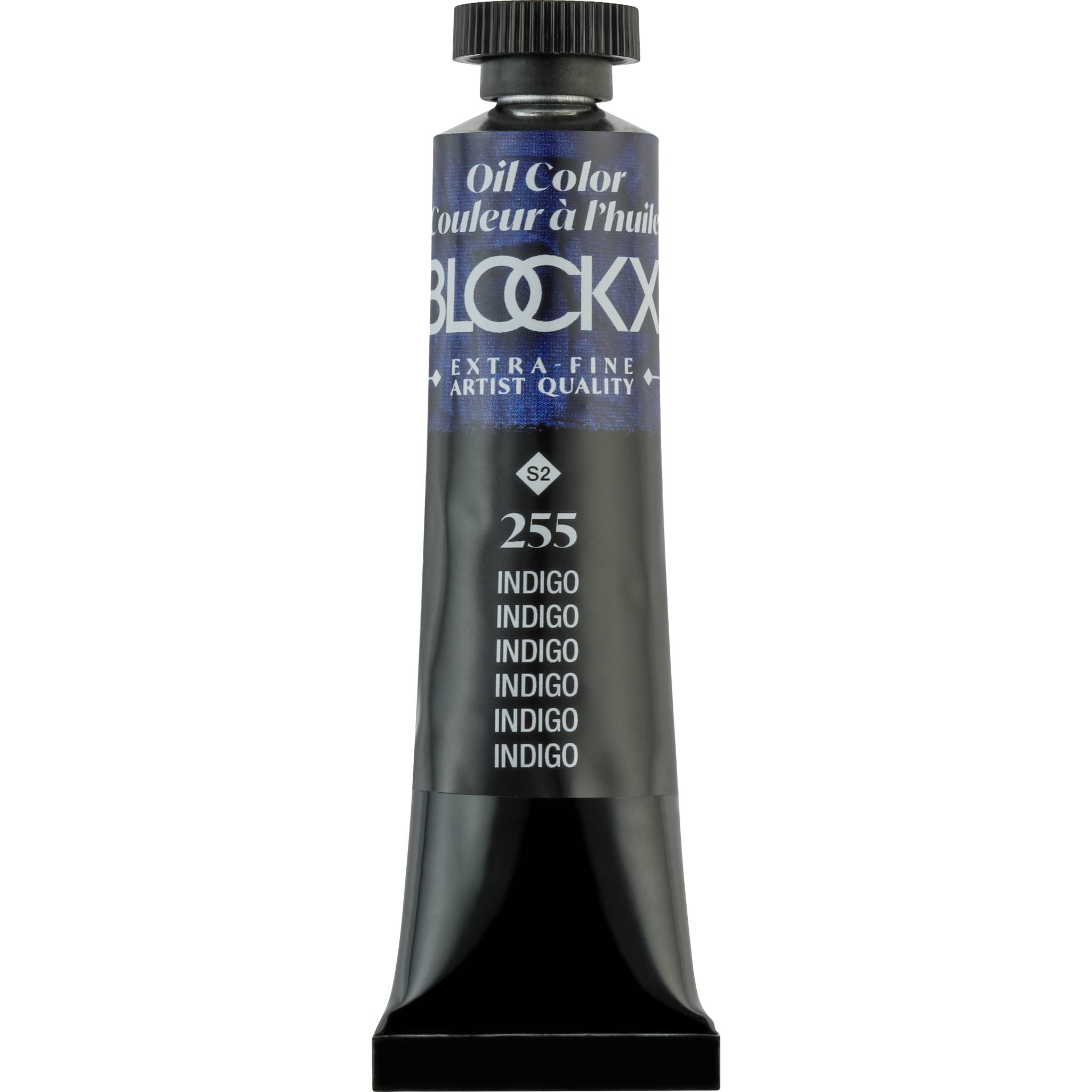 Blockx 3x Ölfarbe, Indigo, Tube 20ml - Indigo 212255BXC