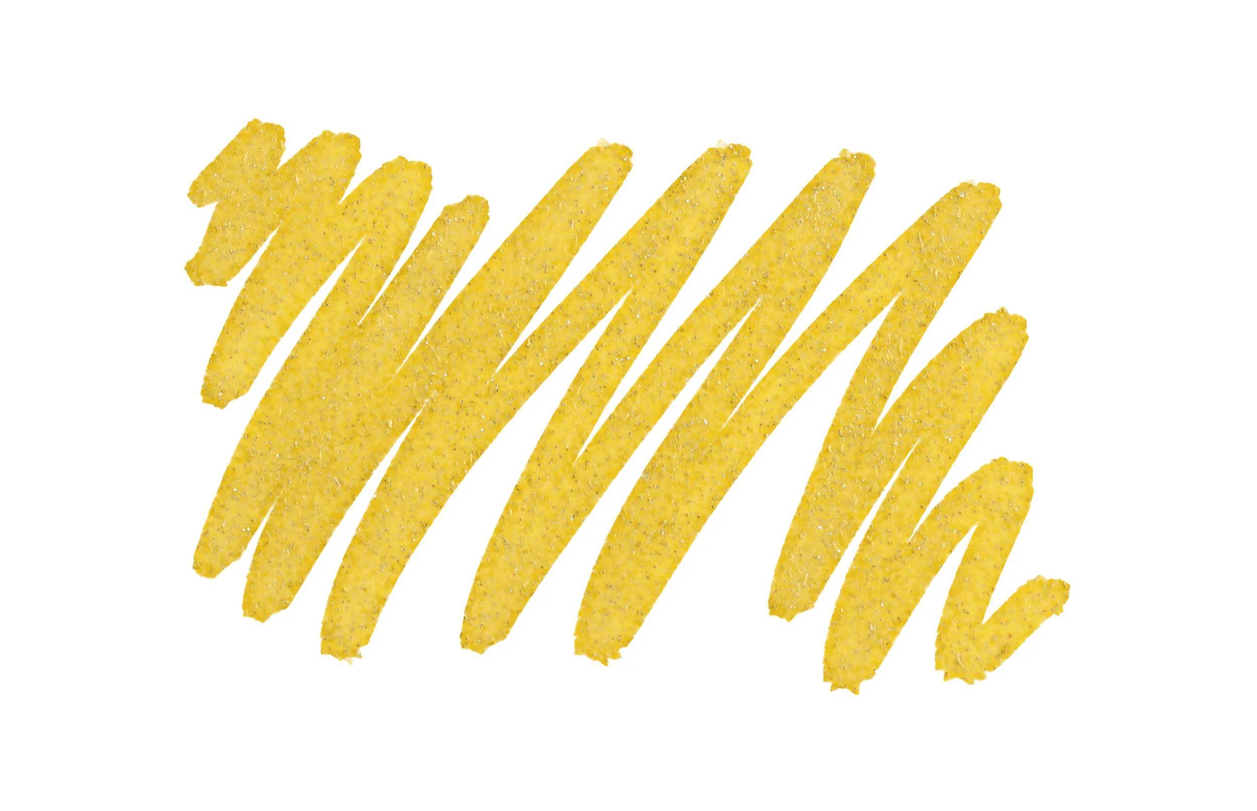 Darwi 6x Textilmarker Glitter, Spitze 2mm, 6ml, Gelb Gelb DA0140013700C