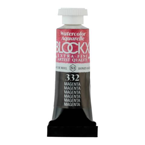Blockx 3x Aquarellfarbe, Magenta - Tube 5ml - Magenta| 43332BXC