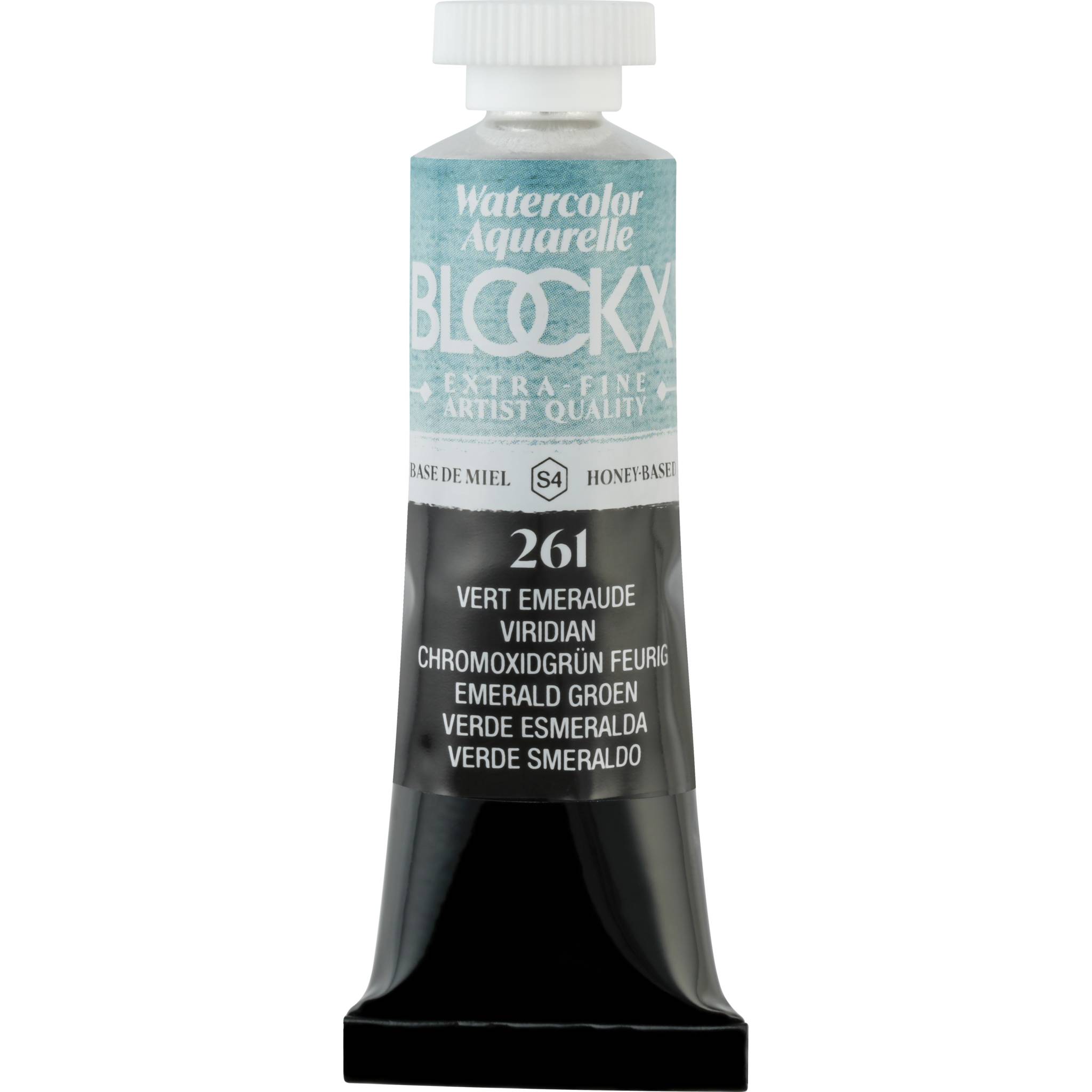 Blockx 3x Aquarellfarbe, Chromoxidgrün feurig Tube 15ml Smaragdgrün| 44261BXC