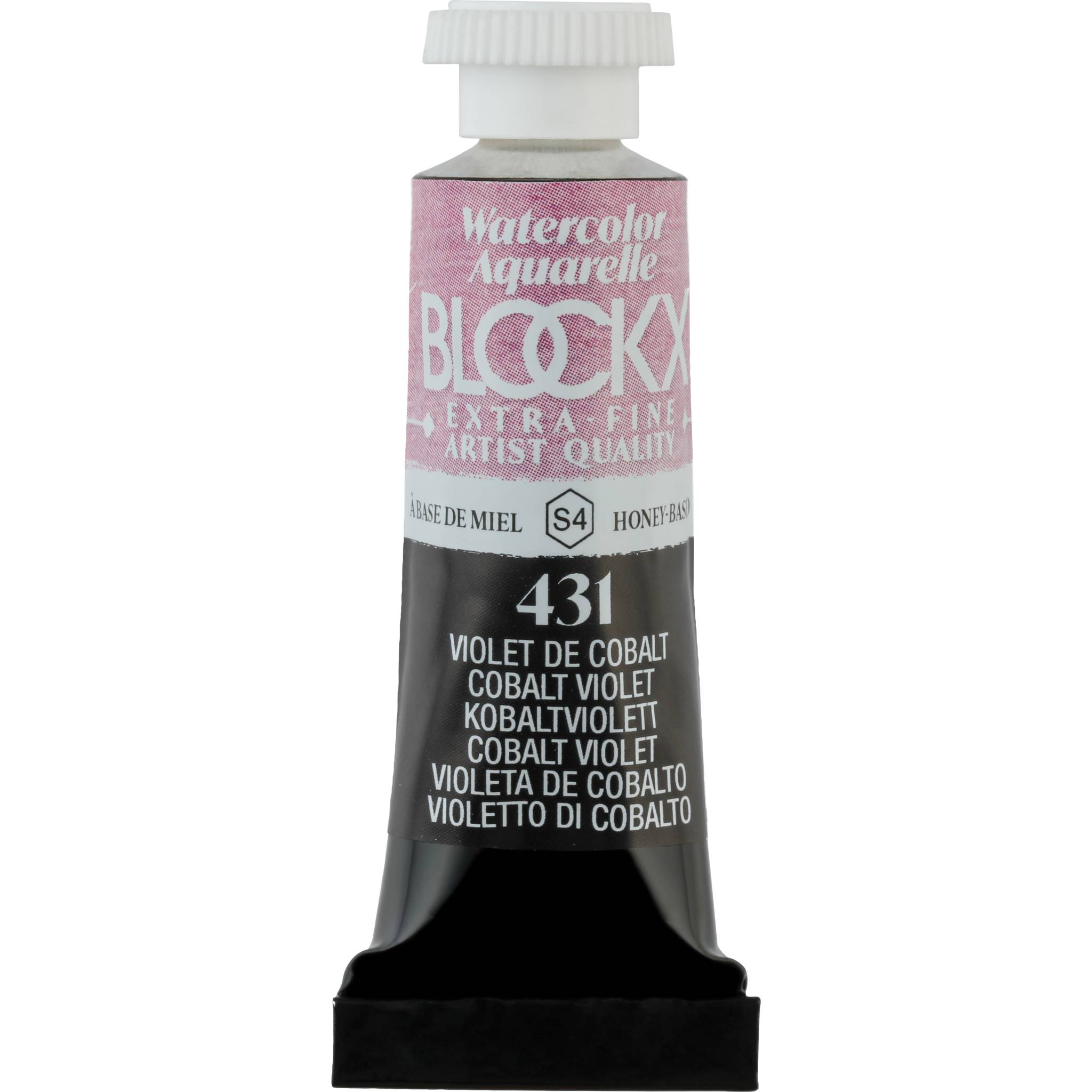 Blockx 3x Aquarellfarbe, Kobaltviolett - Tube 5ml - Kobaltviolett 43431BXC