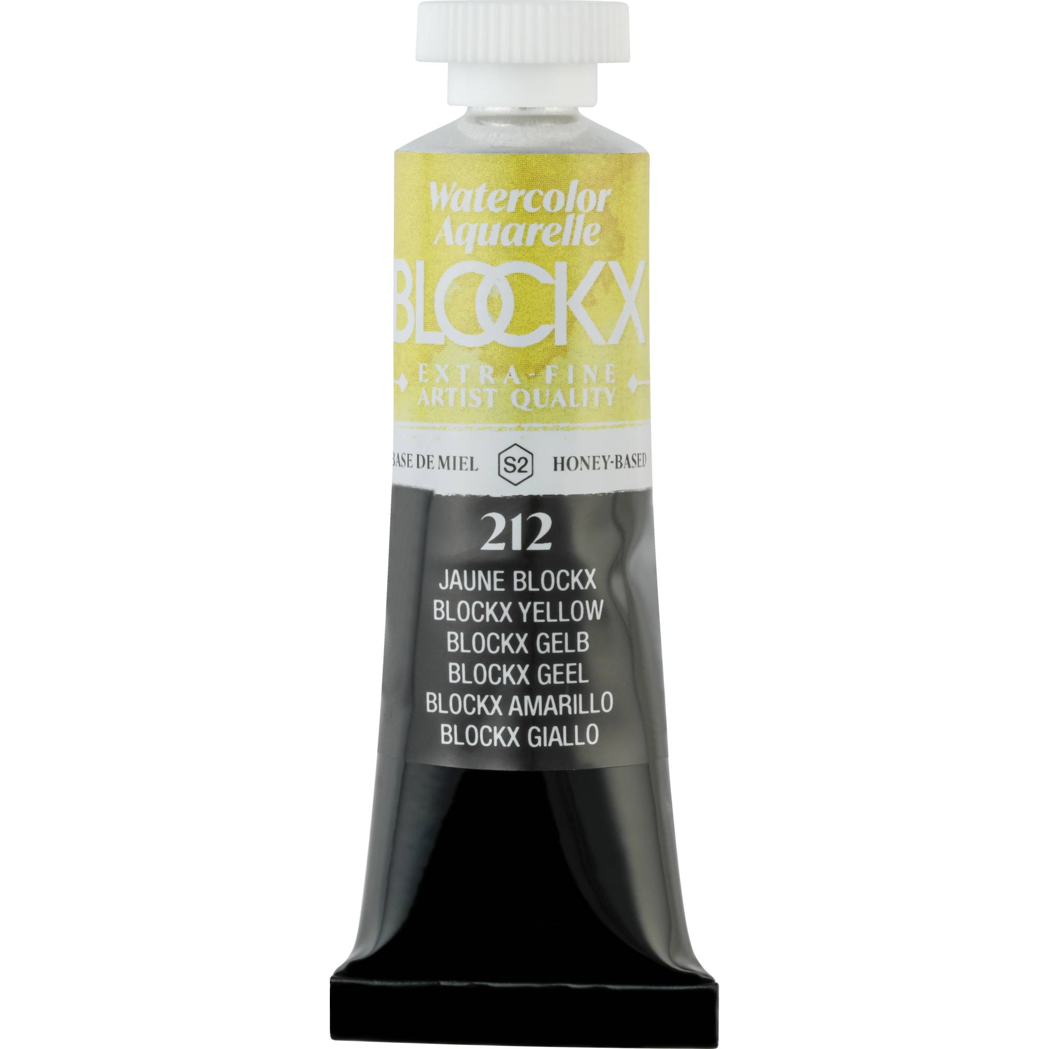 Blockx 3x Aquarellfarbe, Blockx Gelb - Tube 15ml - Blockx Gelb 44212BXC