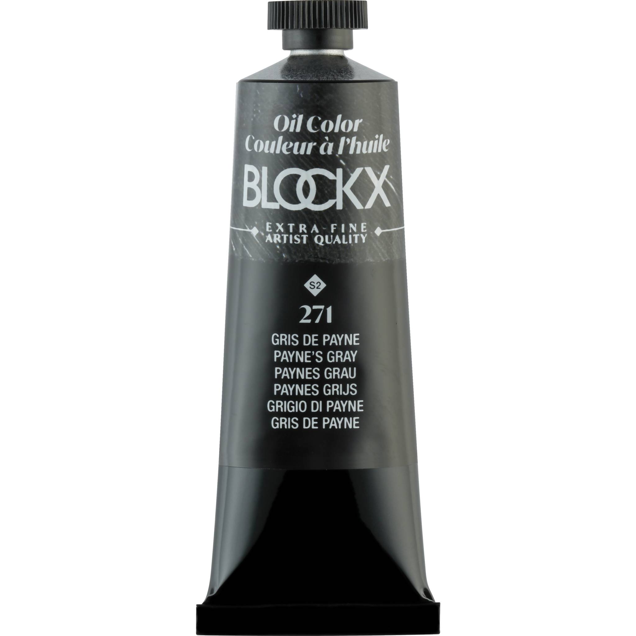 Blockx 3x Ölfarbe, Paynesgrau - Tube 35ml - Paynegrau 213271BXC