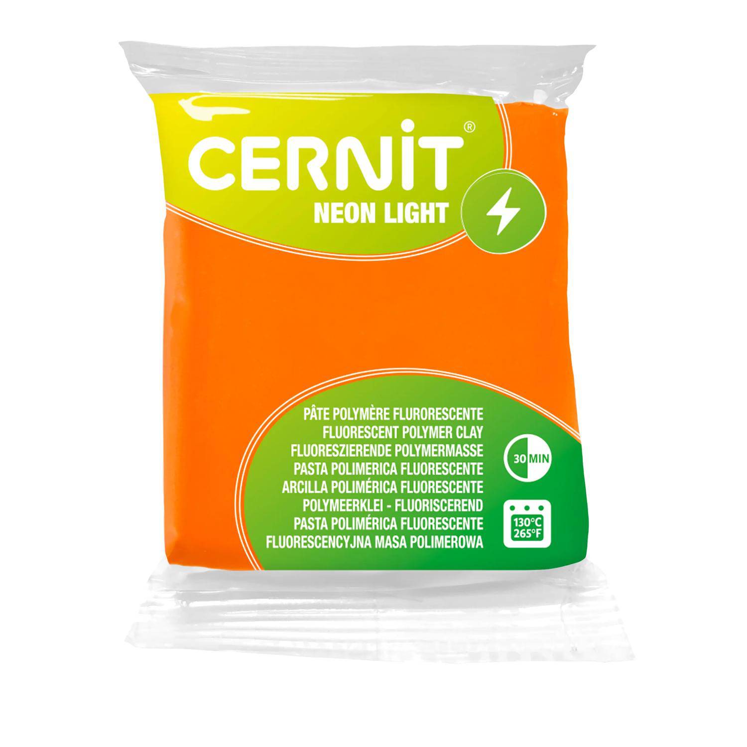 Cernit 6x Neon Light 56g, Orange - Orange CE0930056752C