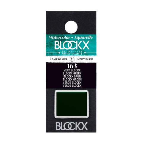 Blockx 3x Aquarellfarbe, Blockx Grün - 1/2 Näpfchen 1,5ml - Bockx Grün 41163BXC
