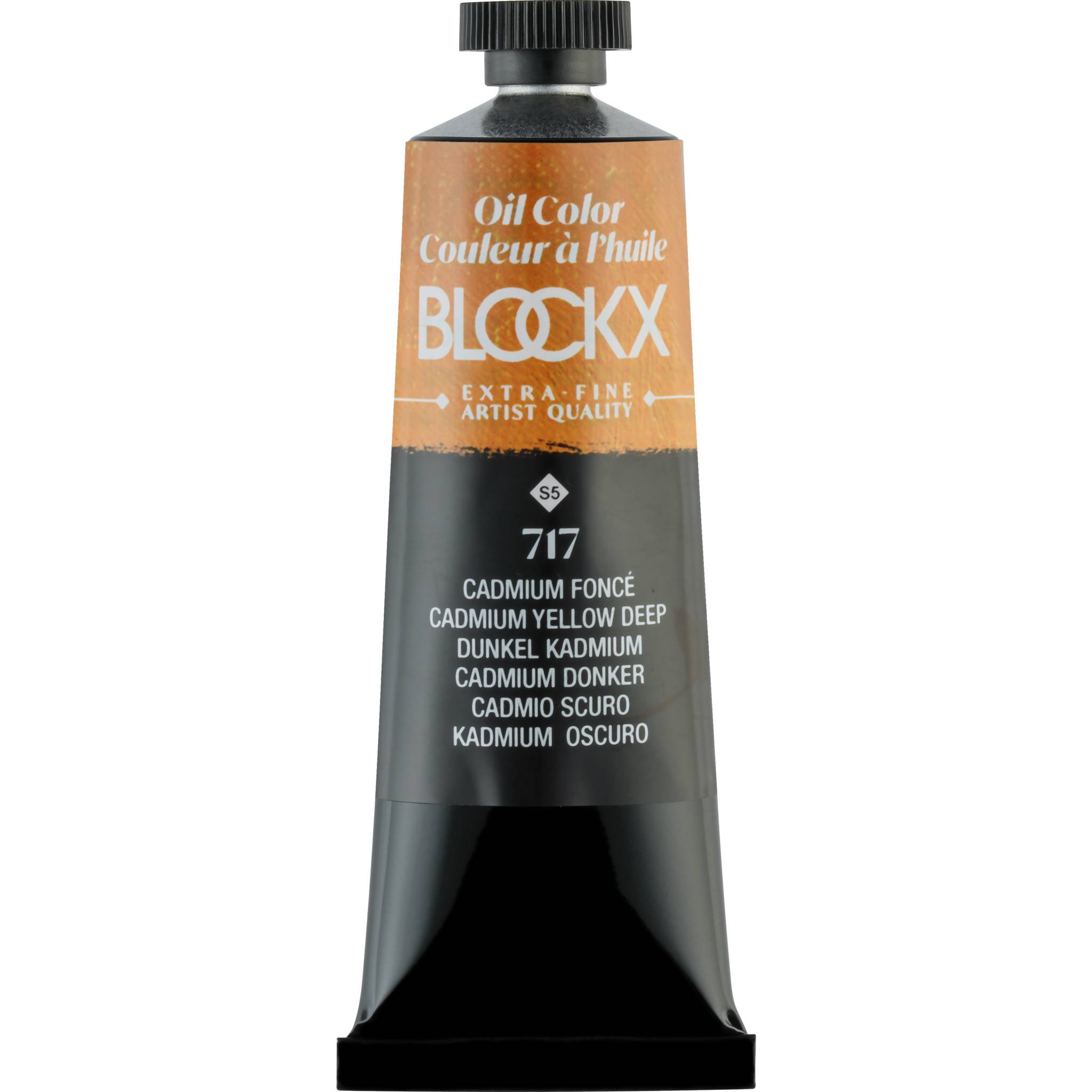 Blockx 3x Ölfarbe, Kadmiumgelb dunkel - Tube 35ml - Kadmium dunkel 213717BXC