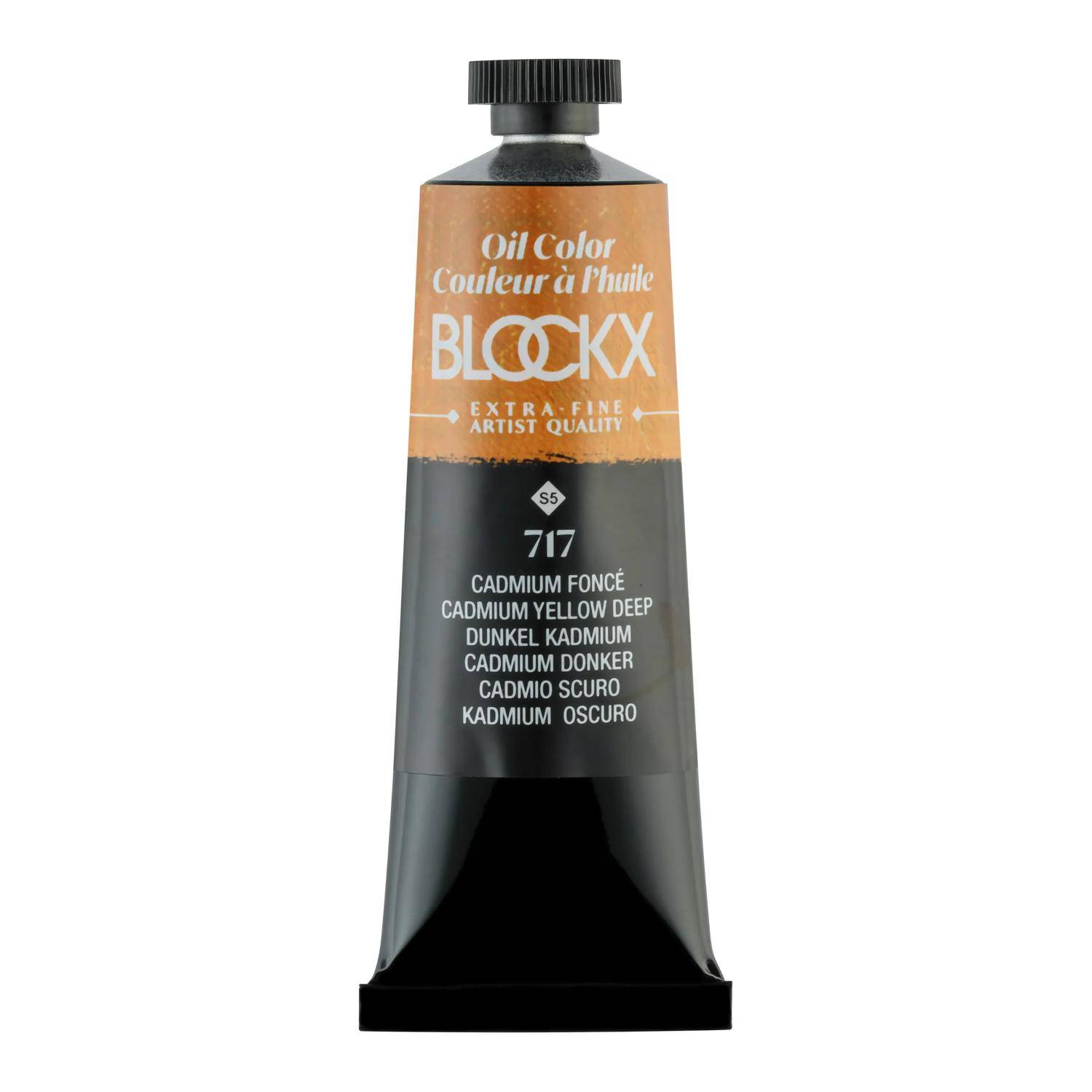 Blockx 3x Ölfarbe, Kadmiumgelb dunkel - Tube 35ml - Kadmium dunkel 213717BXC