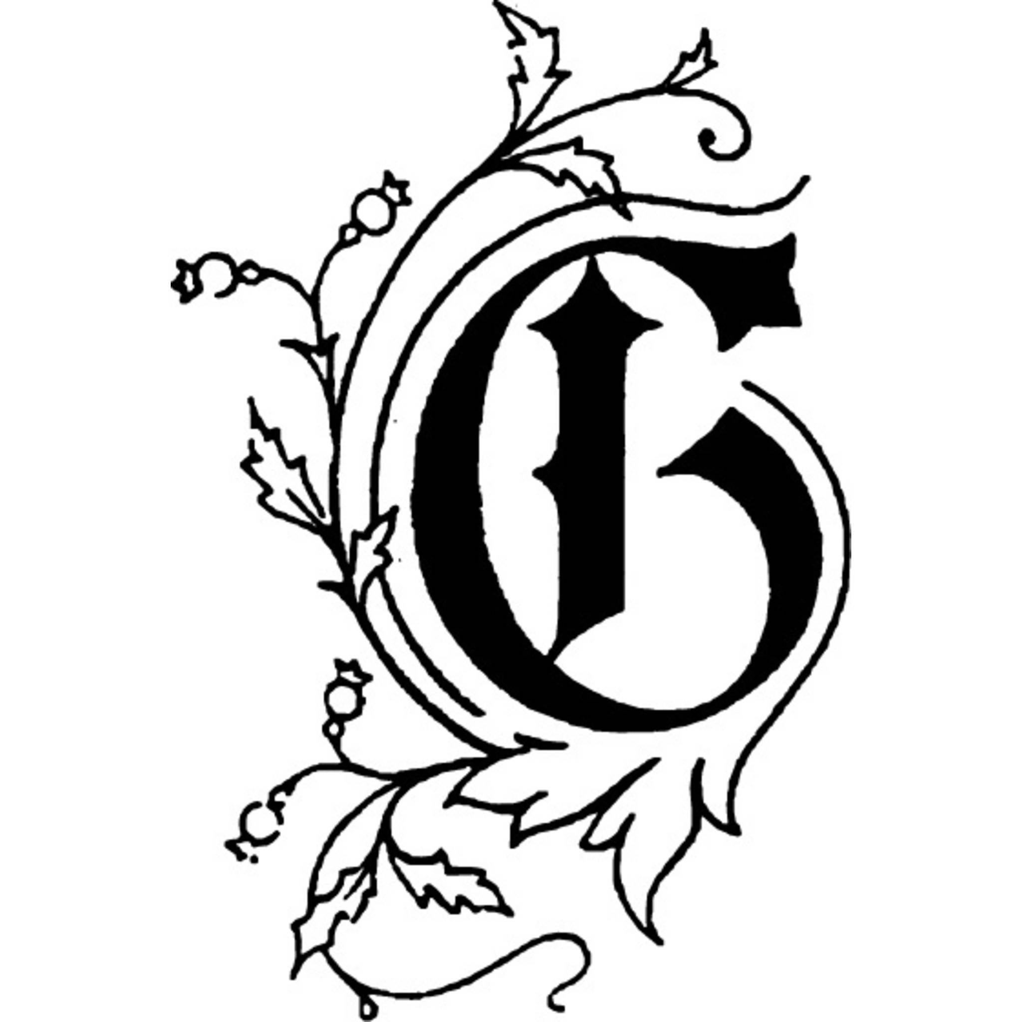 Jacques Herbin 3x Viereckiges Siegel Holzgriff, Buchstabe G 40007T