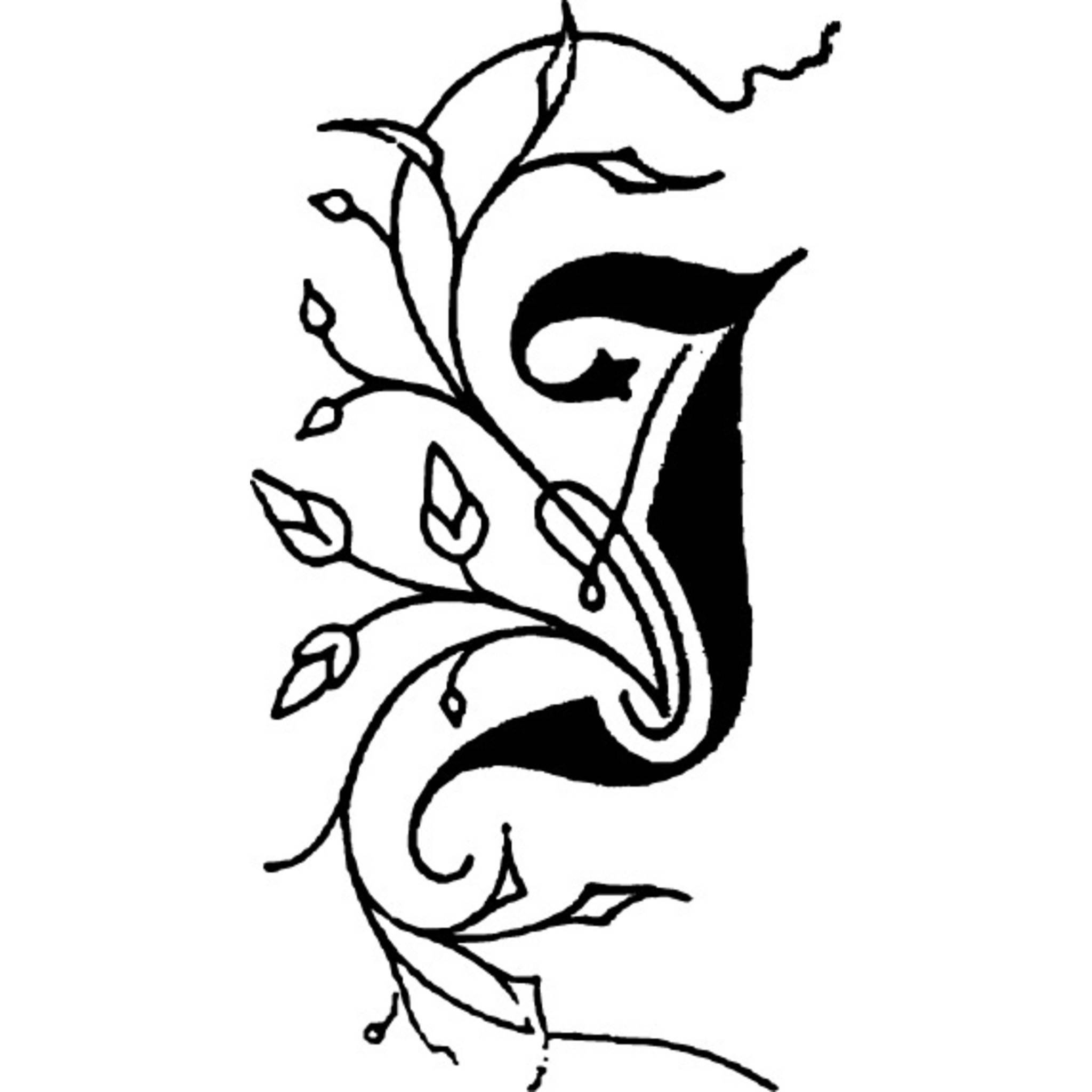 Jacques Herbin 3x Viereckiges Siegel Holzgriff, Buchstabe J 40010T