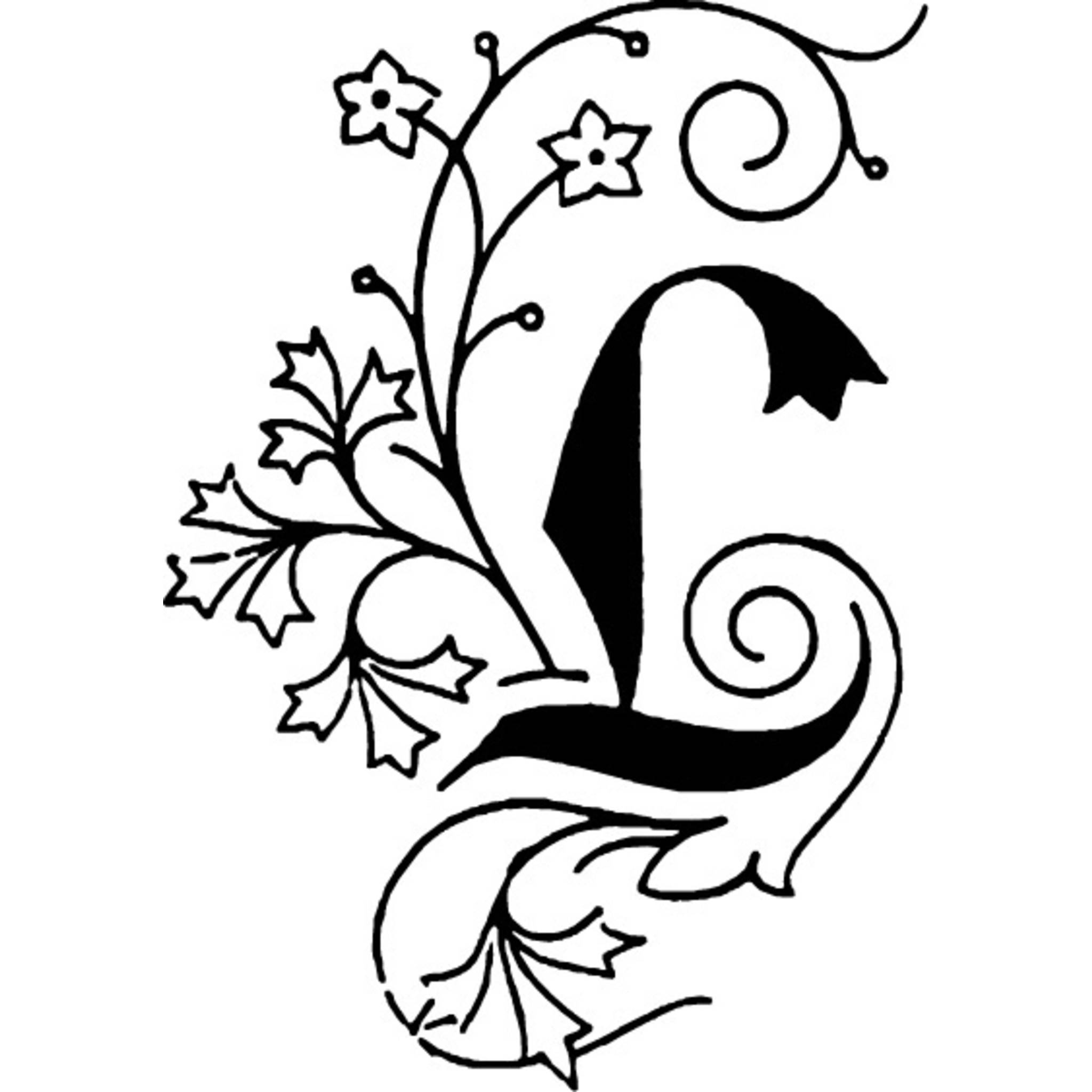 Jacques Herbin 3x Viereckiges Siegel Holzgriff, Buchstabe L 40012T