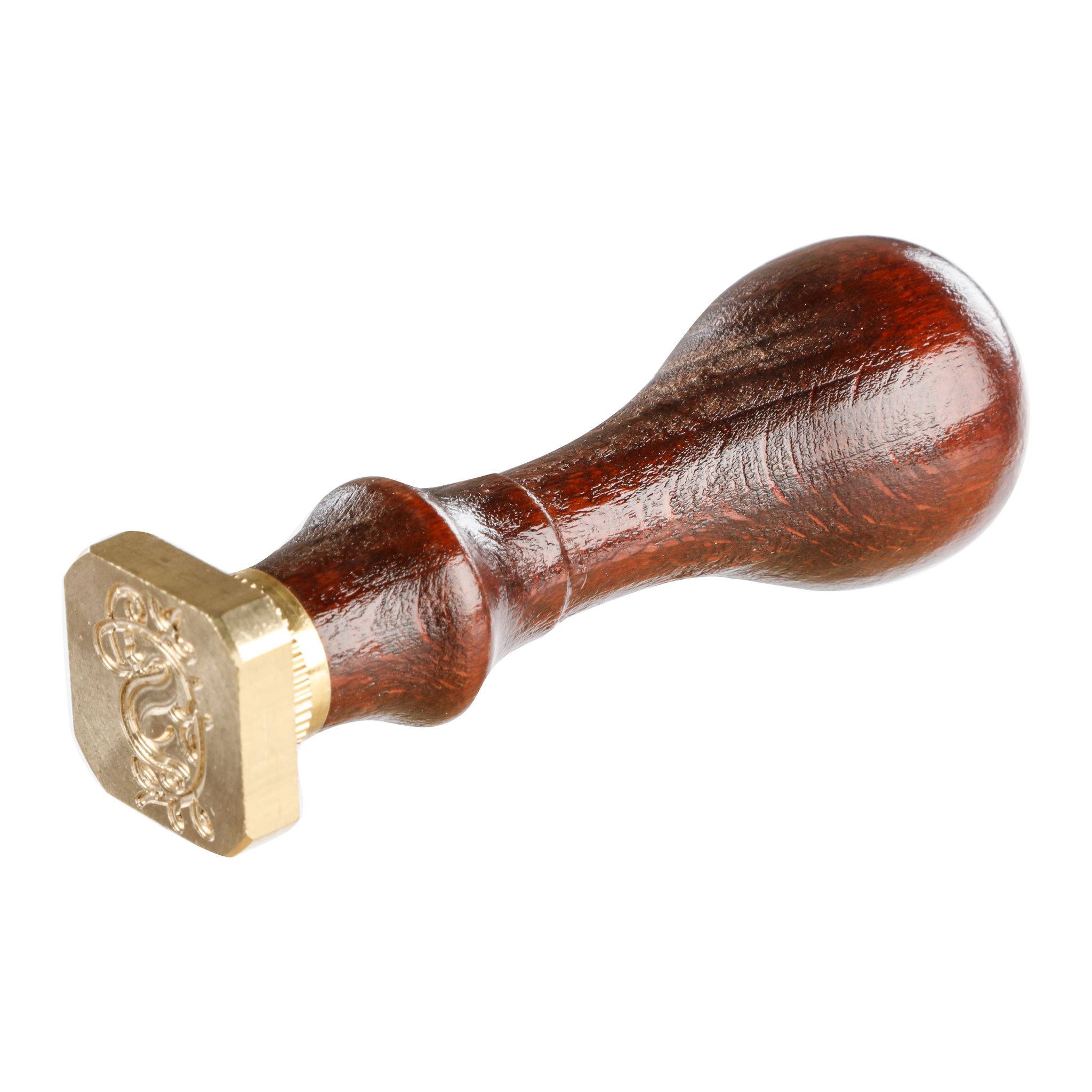 Jacques Herbin 3x Viereckiges Siegel Holzgriff, Buchstabe S 40019T