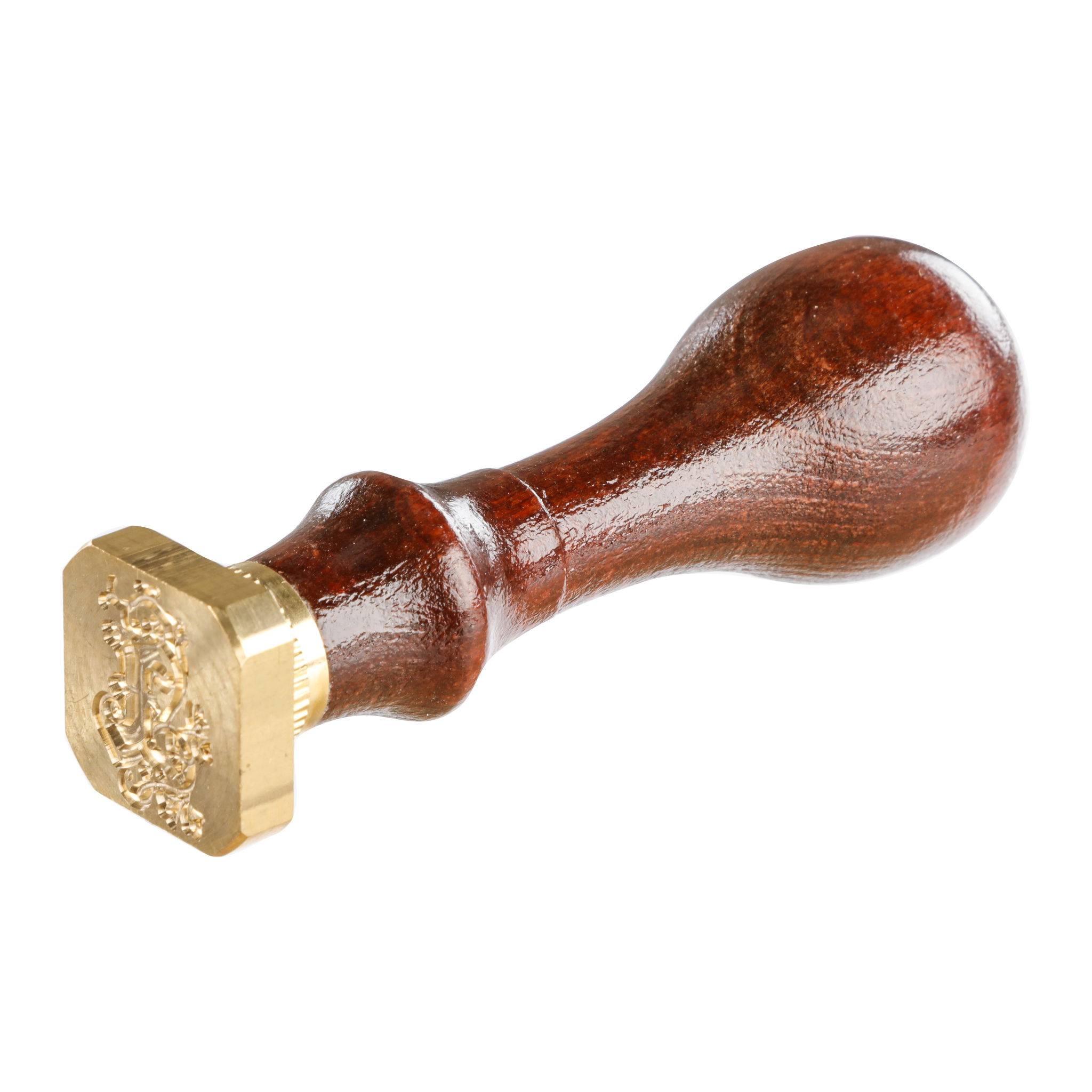 Jacques Herbin 3x Viereckiges Siegel Holzgriff, Buchstabe X 40024T