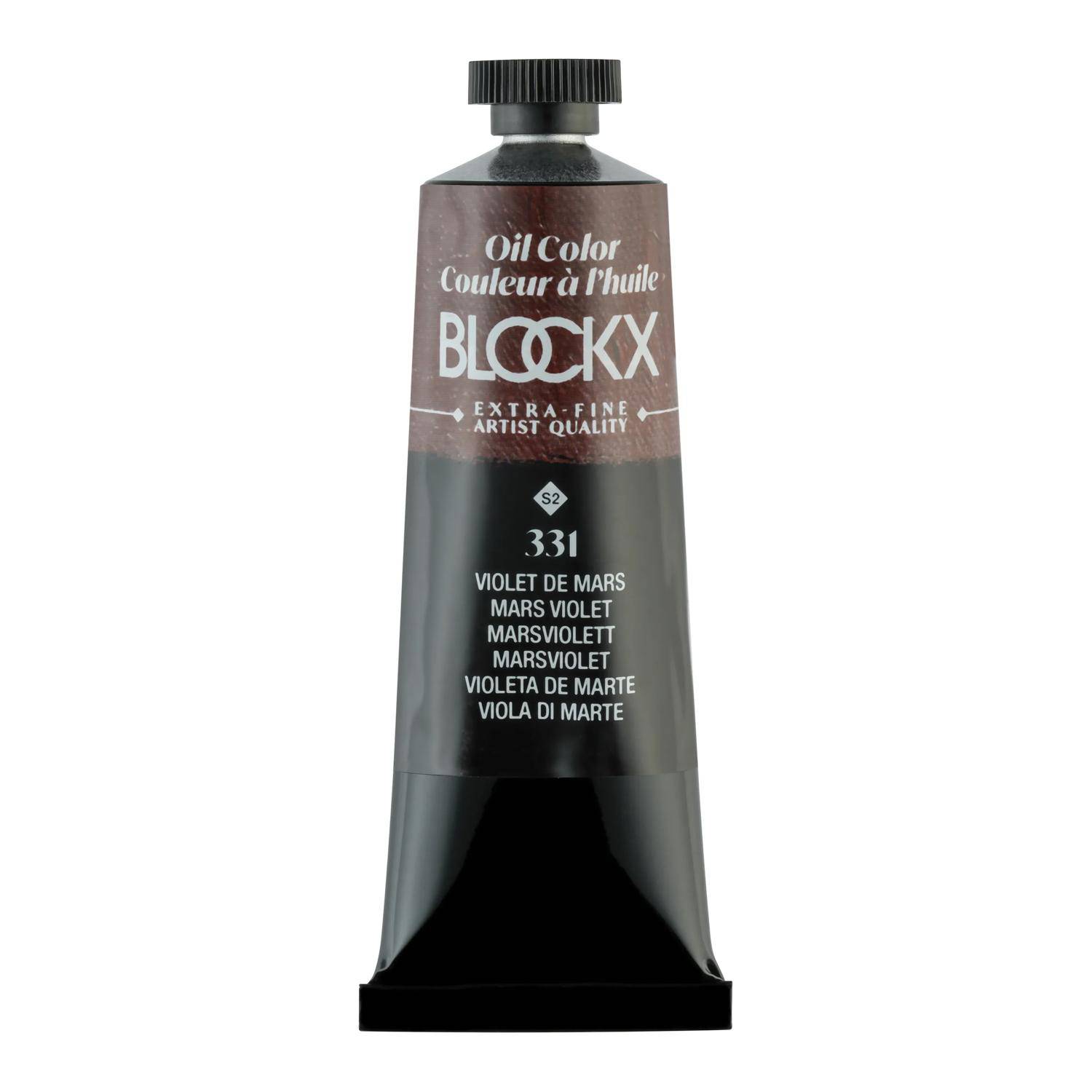 Blockx 3x Ölfarbe, Violett de Mars - Tube 35ml - Marsviolett 213331BXC
