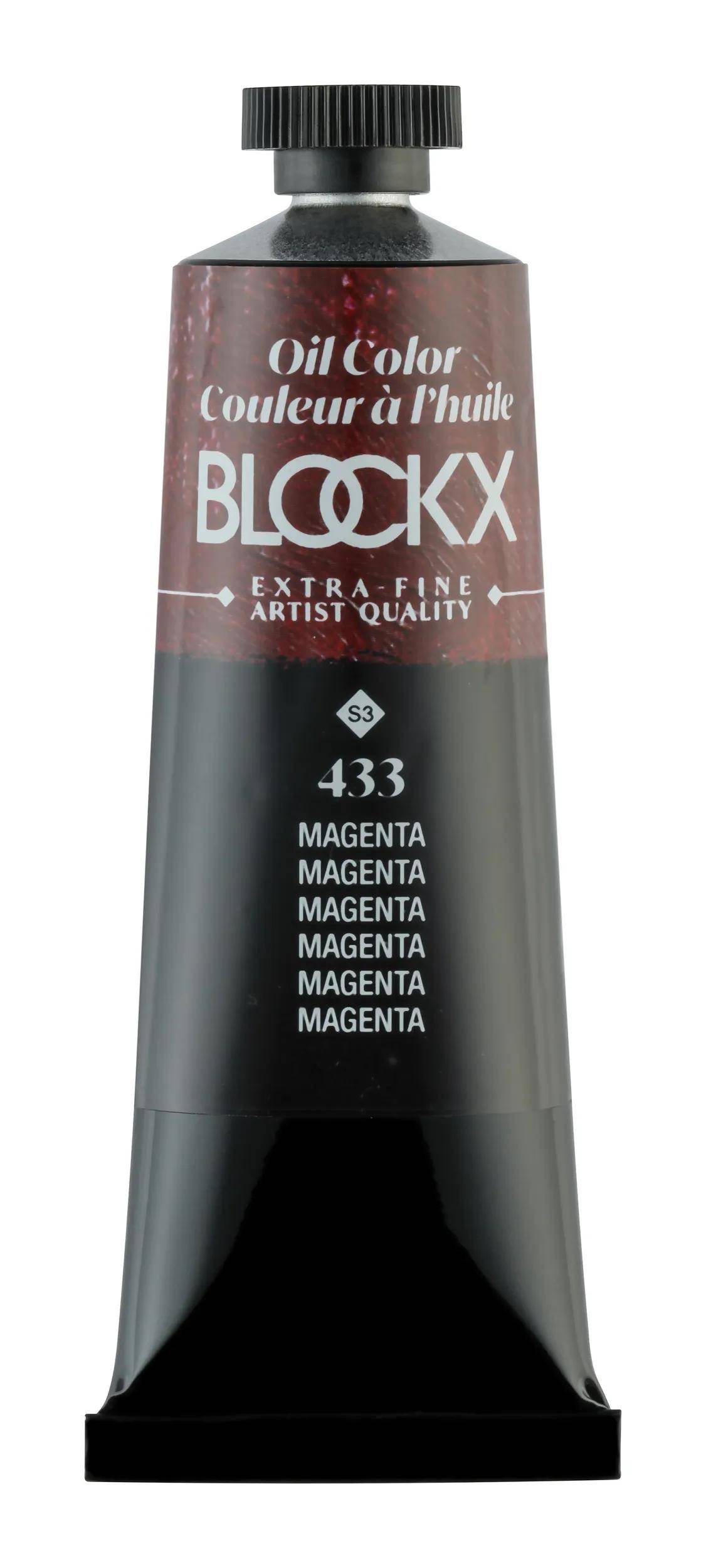 Blockx 3x Ölfarbe, Magenta - Tube 35ml - Magenta| 213433BXC
