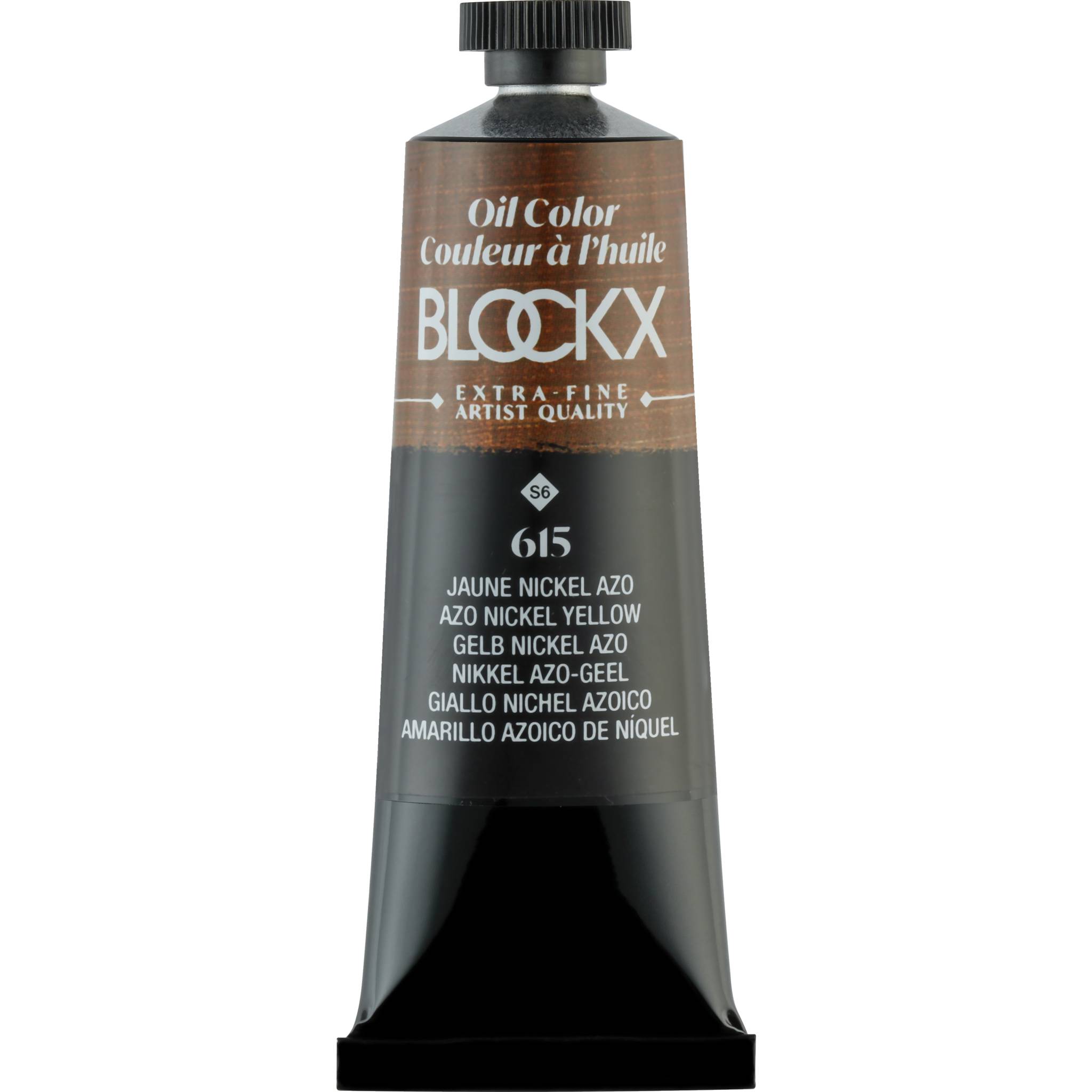 Blockx 3x Ölfarbe, Nickelgelb Azo -Tube 35ml - Nickelgelb Azo 213615BXC