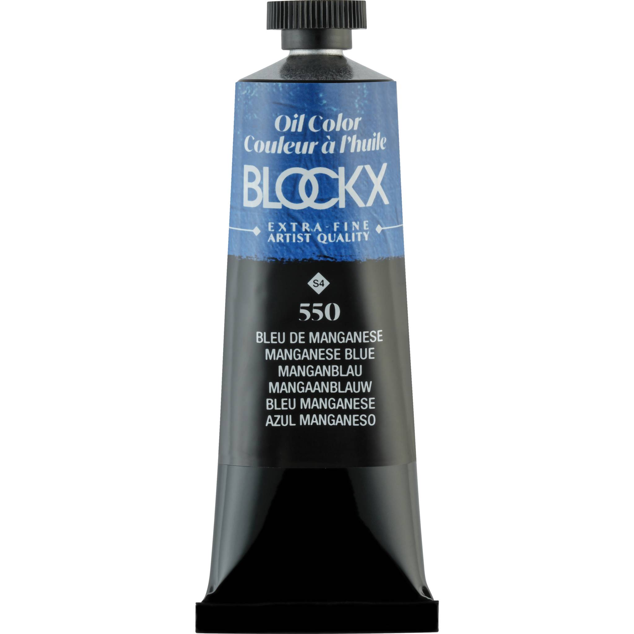 Blockx 3x Ölfarbe, Manganblau - Tube 35ml - Manganblau 213550BXC