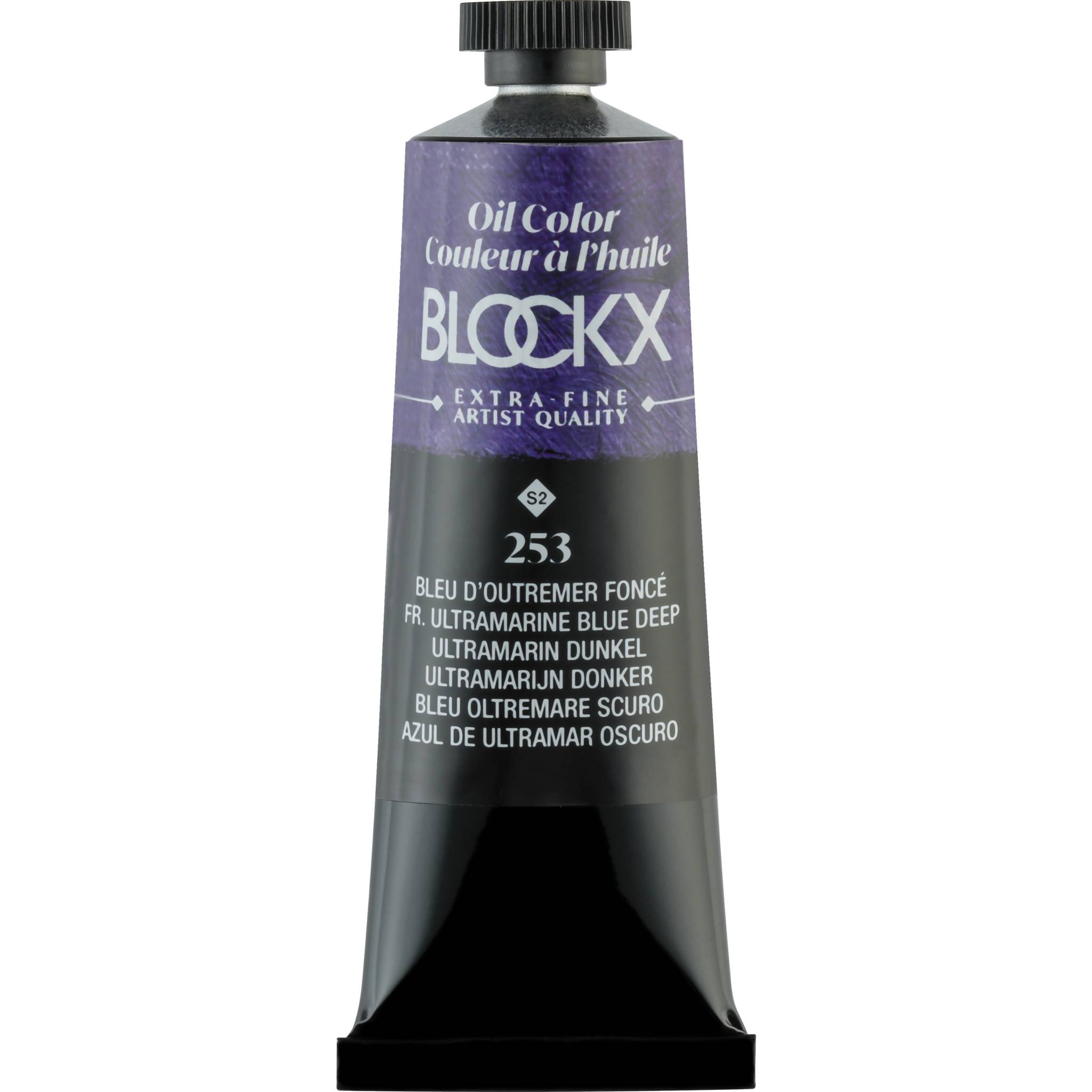 Blockx 3x Ölfarbe, Tube 35ml Ultramarinblau dunkel| 213253BXC
