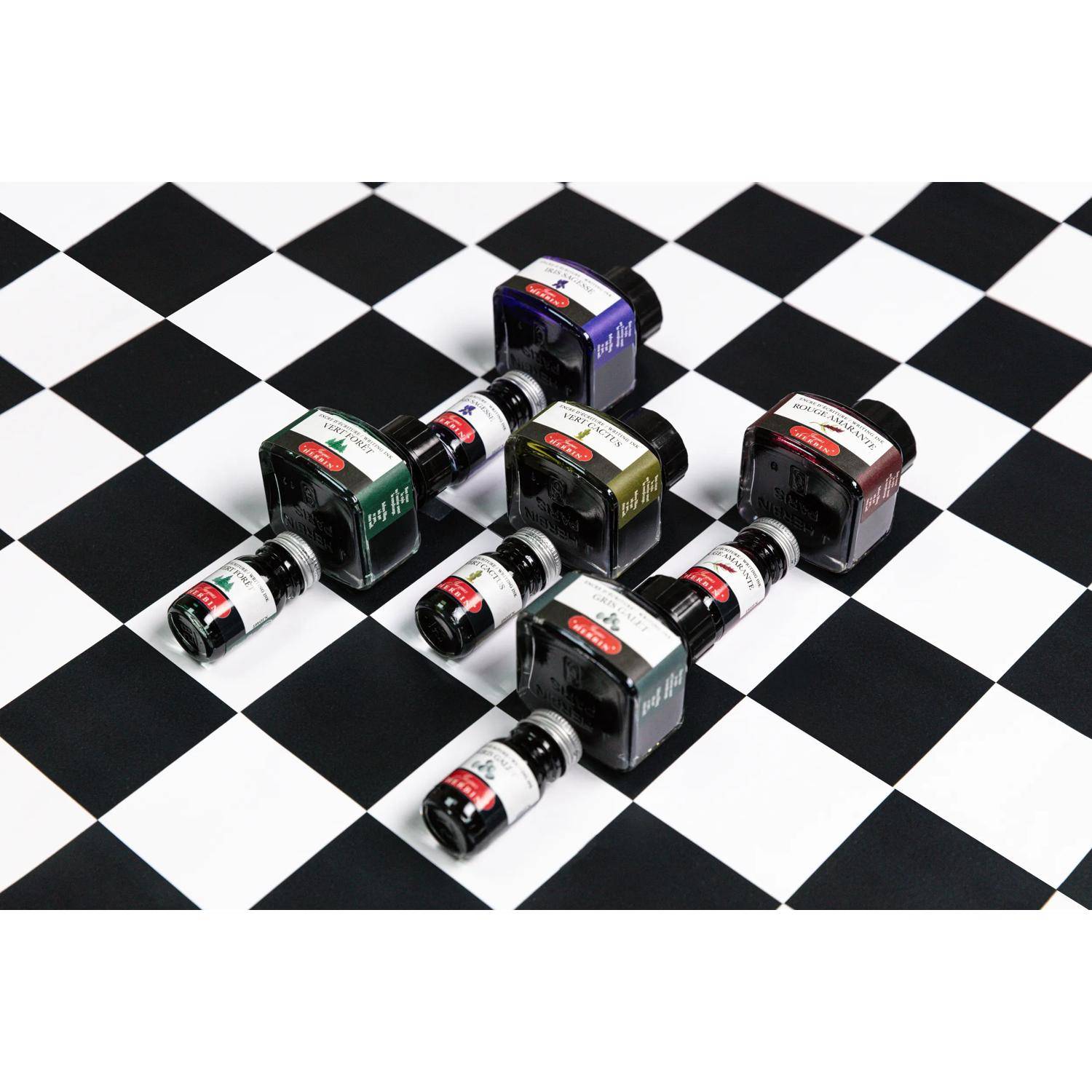 Jacques Herbin 6x Schreibtinte, La Perle des encres, 10 ml Rouge Amarante 11526T