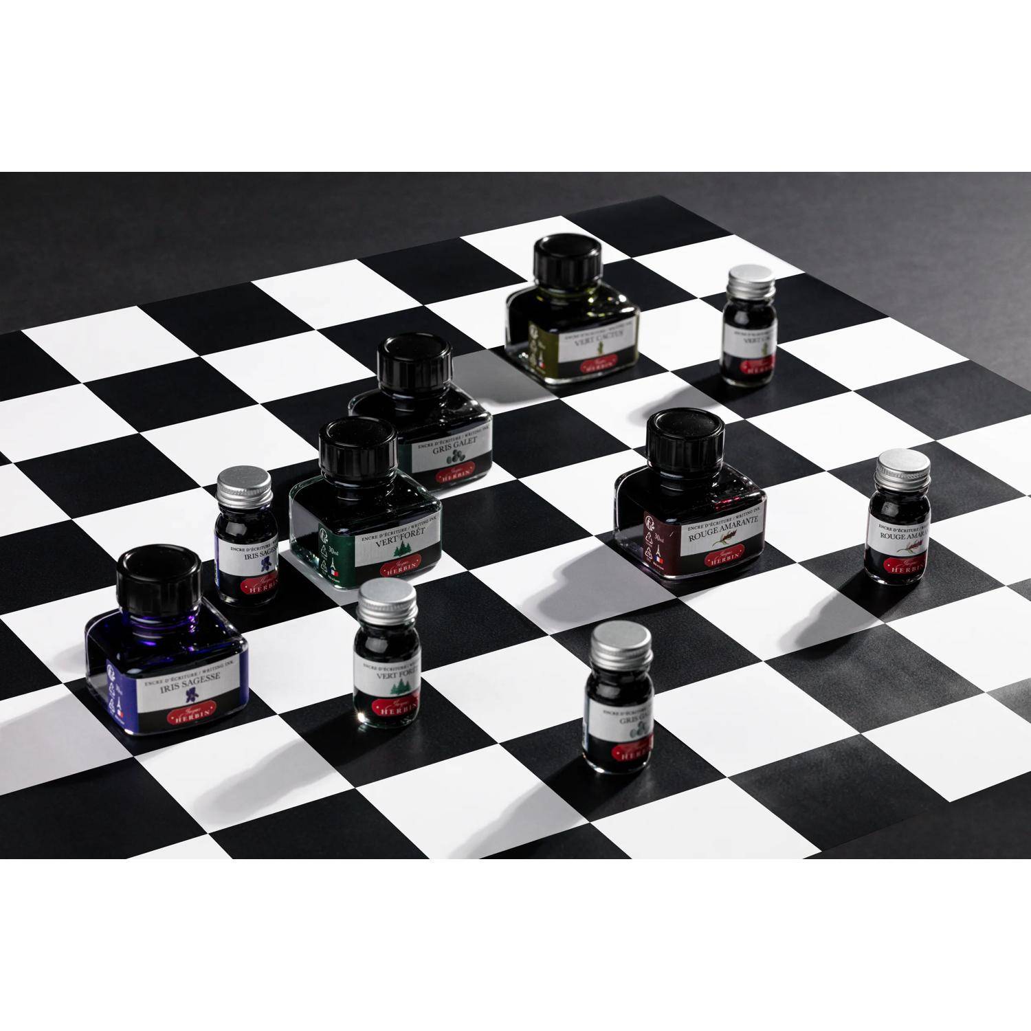 Jacques Herbin 6x Schreibtinte, La Perle des encres, 10 ml Rouge Amarante 11526T