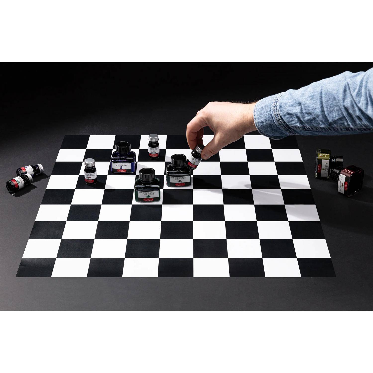 Jacques Herbin 6x Schreibtinte, La Perle des encres, 10 ml Gris Galet 11505T